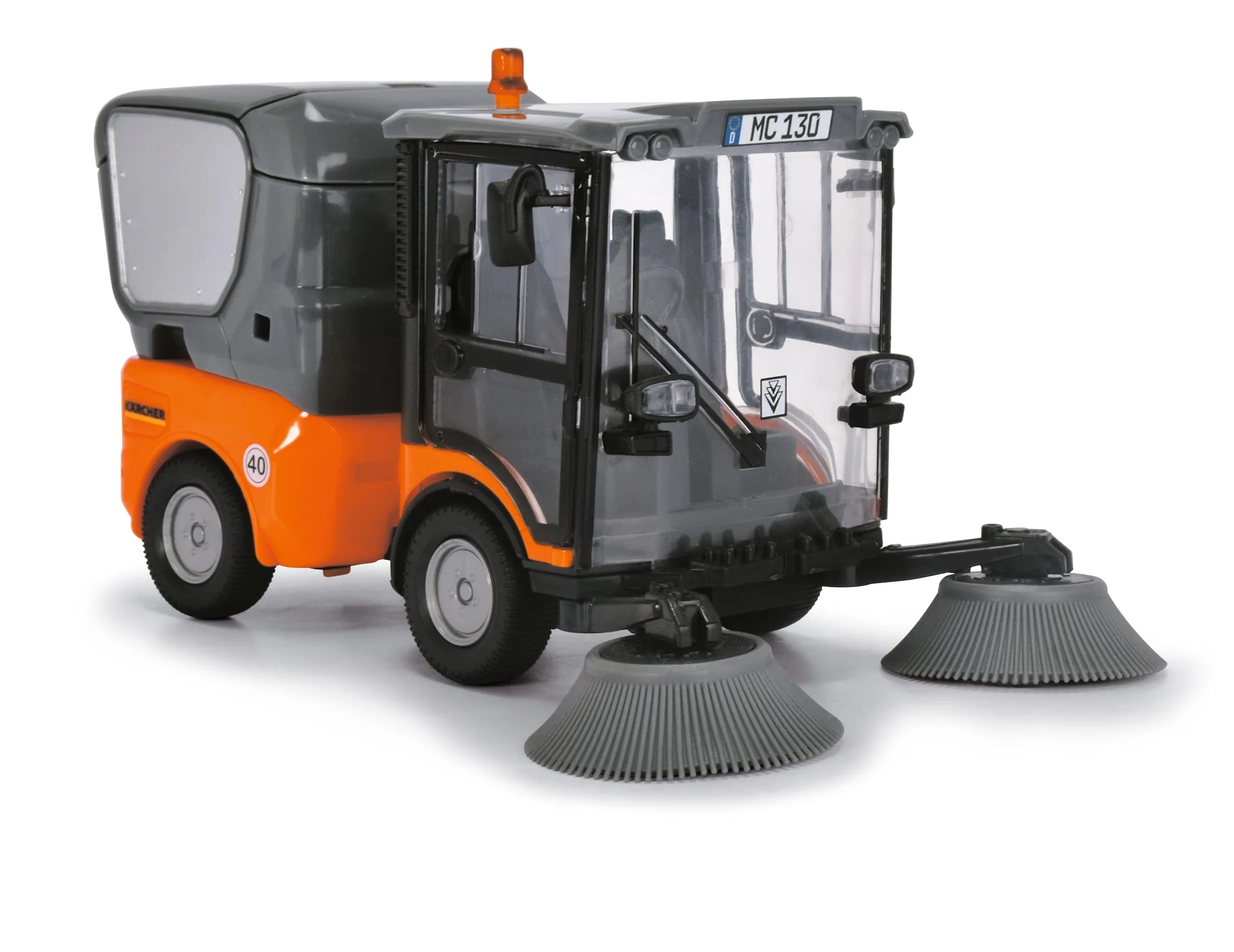 Dickie Toys Street Sweeper, Orange/Grau - Image 4