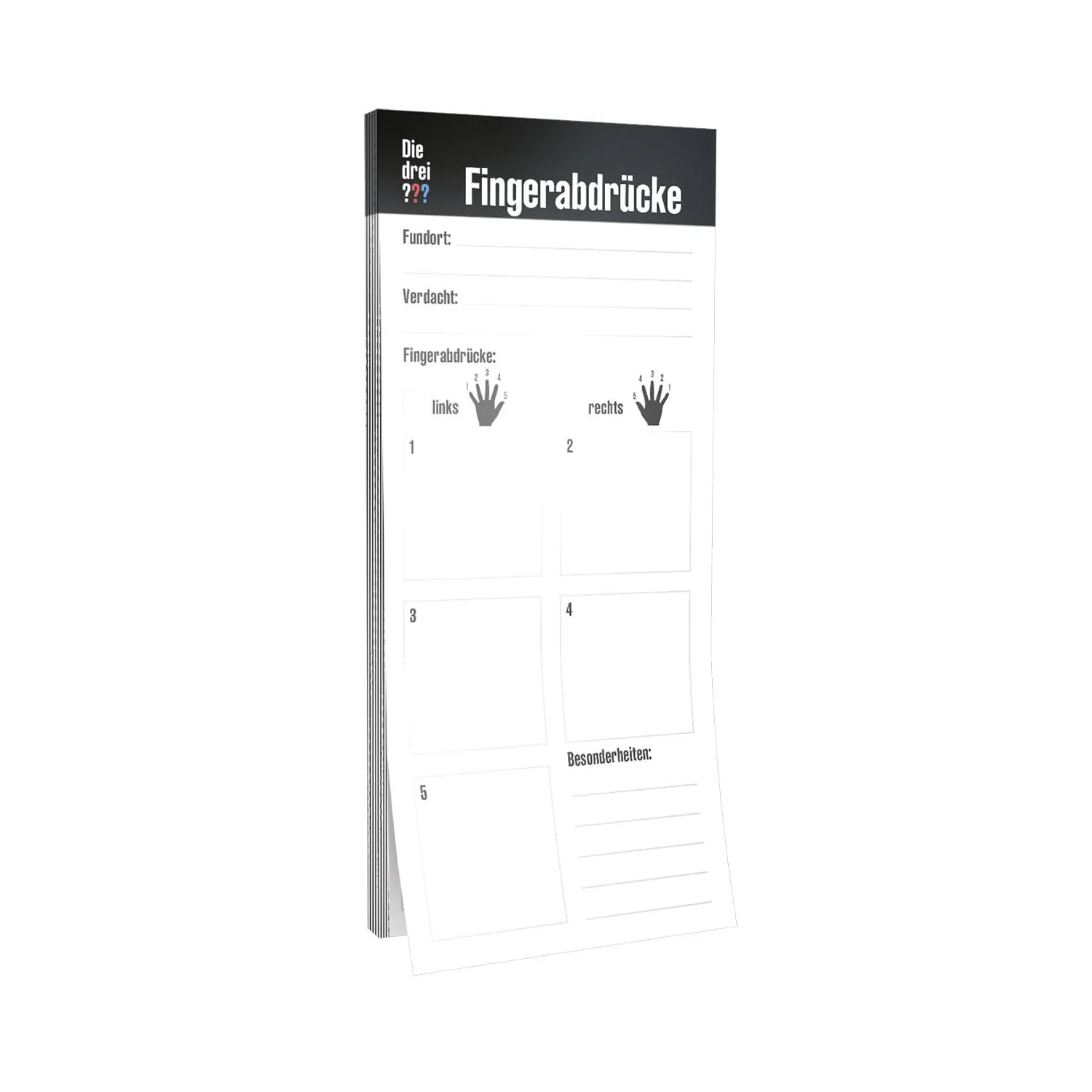 Die drei ??? Fingerabdrücke-Profiset von KOSMOS, mit Profi-Pinsel und 2 Fingerabdruck-Pulvern, Detektiv Spielzeug Set für Kinder ab 8 Jahre, praktische Box für unterwegs - Image 4