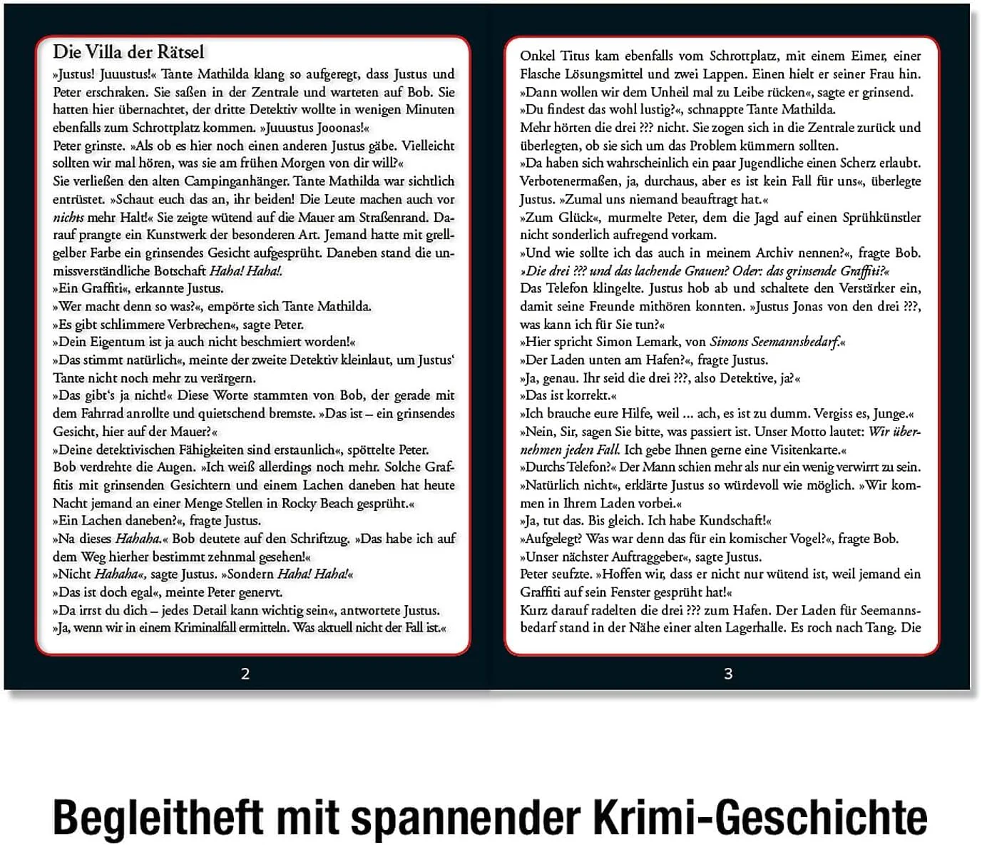 Die drei ??? - Krimi Puzzle - Die Villa der Rätsel von KOSMOS 697976, 300 Teile, Leuchtet im Dunkeln, mit UV-Lampe, Lesen, Puzzeln, Rätsel lösen, Detektiv Puzzle ab 10 Jahre - Image 7