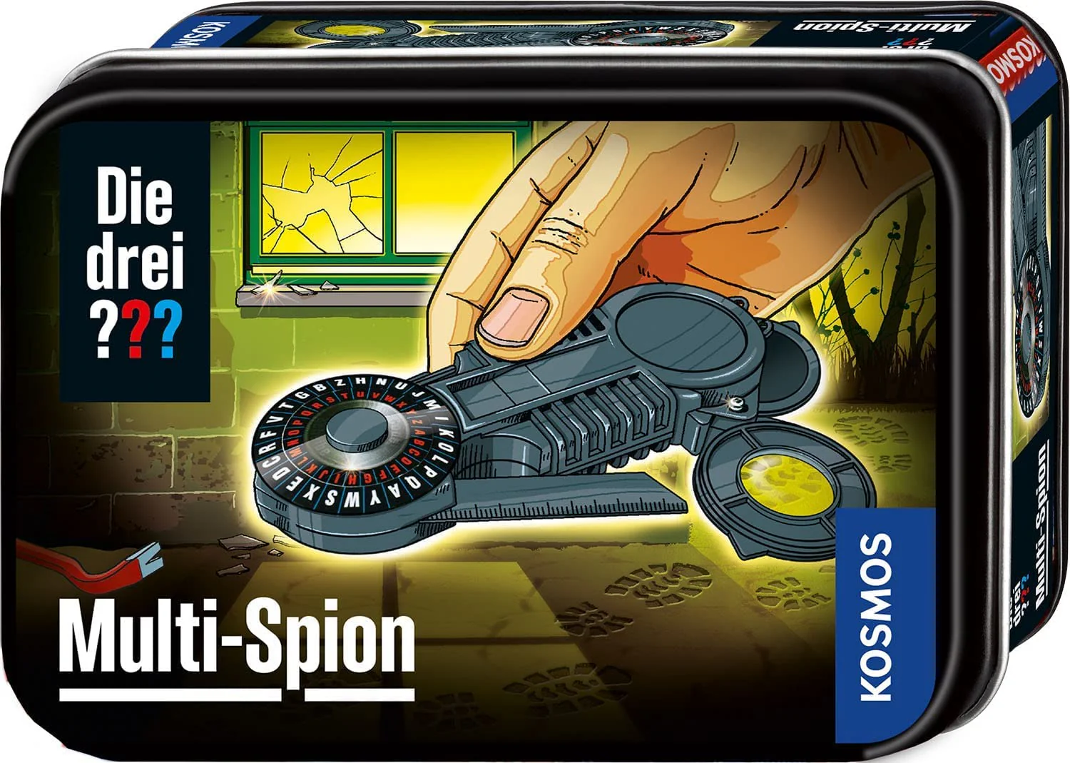 Die drei ??? Multi-Spion von KOSMOS, Detektiv Gadget, Detektiv-Spielzeug, Agenten-Ausrüstung für Kinder ab 8 Jahre, Die drei Fragezeichen Spielzeug, Detektiv Ausrüstung, Detektivset, 2,5 m²