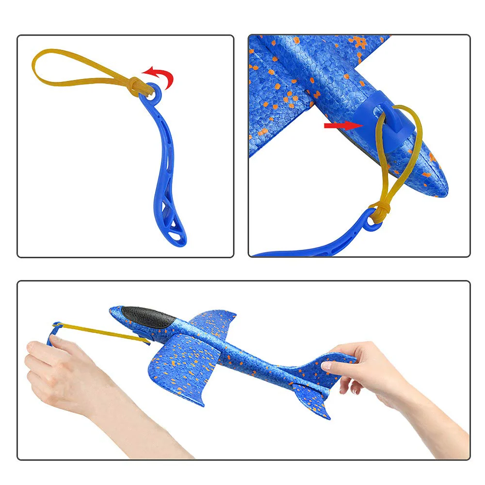 Diealles Shine Fliegende Gleiter, 3 Stück 35cm Styroporflieger Flugzeug, Flugzeug Spielzeug Outdoor für Kinder - Image 4