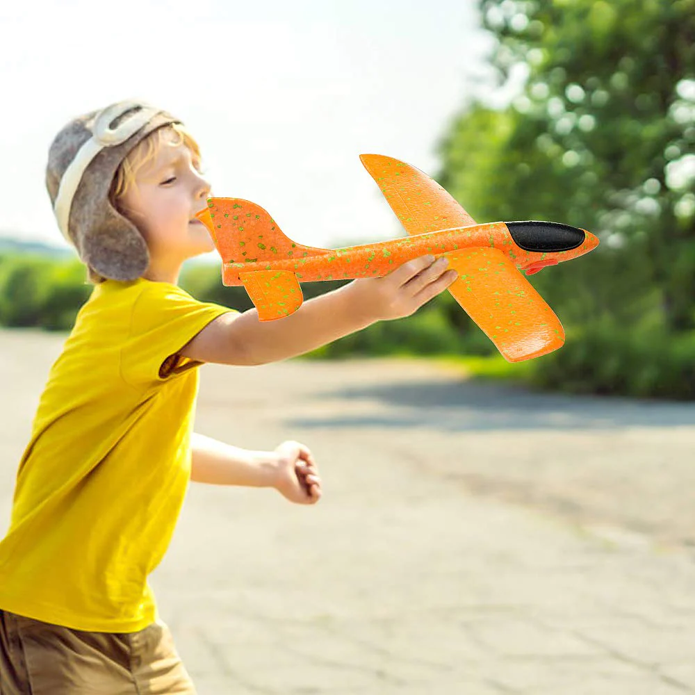 Diealles Shine Fliegende Gleiter, 3 Stück 35cm Styroporflieger Flugzeug, Flugzeug Spielzeug Outdoor für Kinder - Image 8