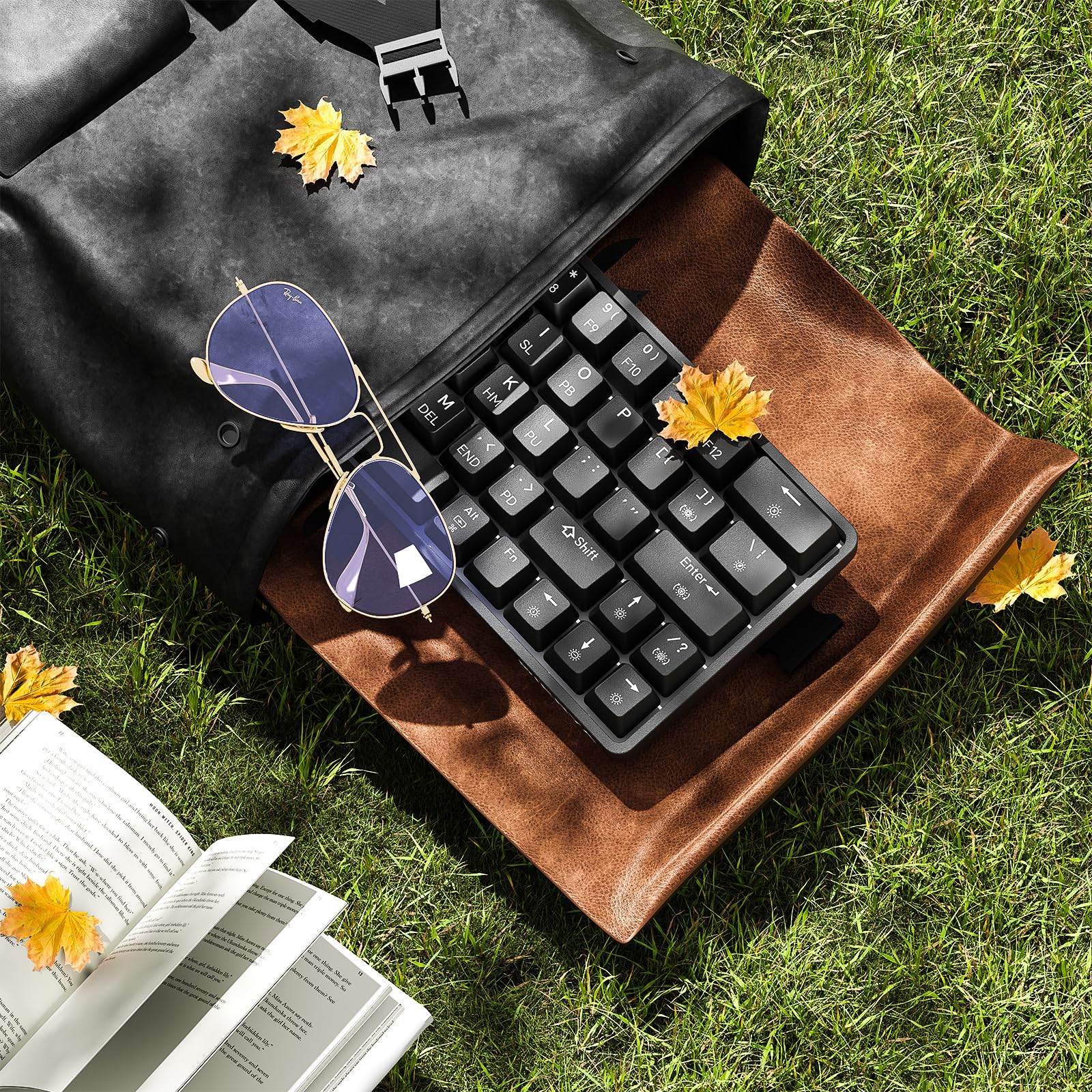 Dierya DK63 Gaming Tastatur,60% Kabellos Mechanische Tastatur mit Bluetooth/2.4G/Typ-C,Compact 63 Tasten Anti-Ghosting,RGB-Hintergrundbeleuchtung,US Layout,Linear Red Switch,Schwarz - Image 3