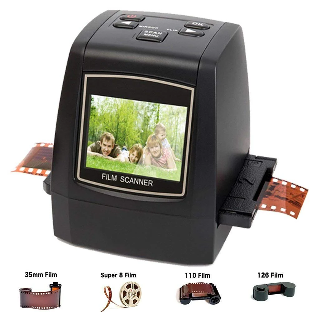 DigitNow!. Dia Film Scanner (Film/Slide, Film in Super 8, 35mm und 110, 126, Anschluss für SD/MMC Karten 126, USB 2.0 Schnittstelle, Wechselstrom, 22MP, CMOS, Schwarz) - Image 4