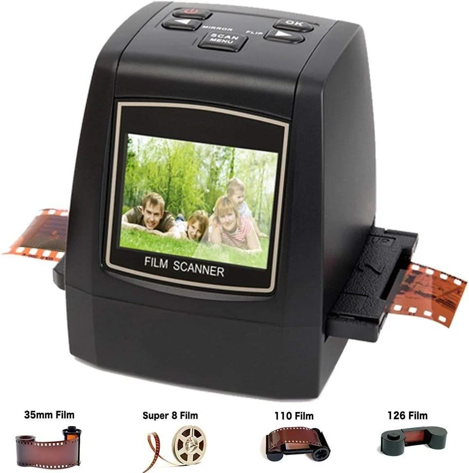 DigitNow!. Dia Film Scanner (Film/Slide, Film in Super 8, 35mm und 110, 126, Anschluss für SD/MMC Karten 126, USB 2.0 Schnittstelle, Wechselstrom, 22MP, CMOS, Schwarz) - Image 8