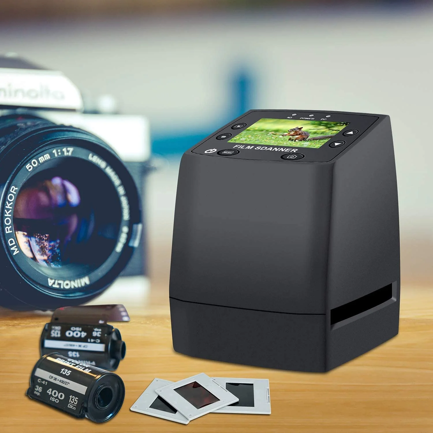 DIGITNOW! Diascanner Konvertiert 35mm / 135 Negative und Dia zu Digital JPEG, Filmscanner mit hoher Auflösung von 1800 DPI, kein Computer erforderlich - Image 9