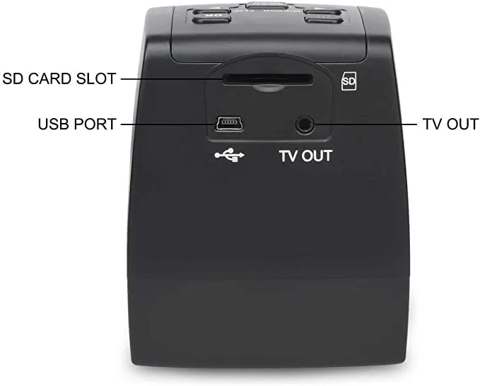 DIGITNOW! Film-Scanner Diascanner Tragbarer hochauflösender 22MP All-In-1-Film- und Diascanner für Super-8-Film, 35-mm-Dias und -Negative, 110 und 126 Film-zu-Digital-Konverter - Image 10