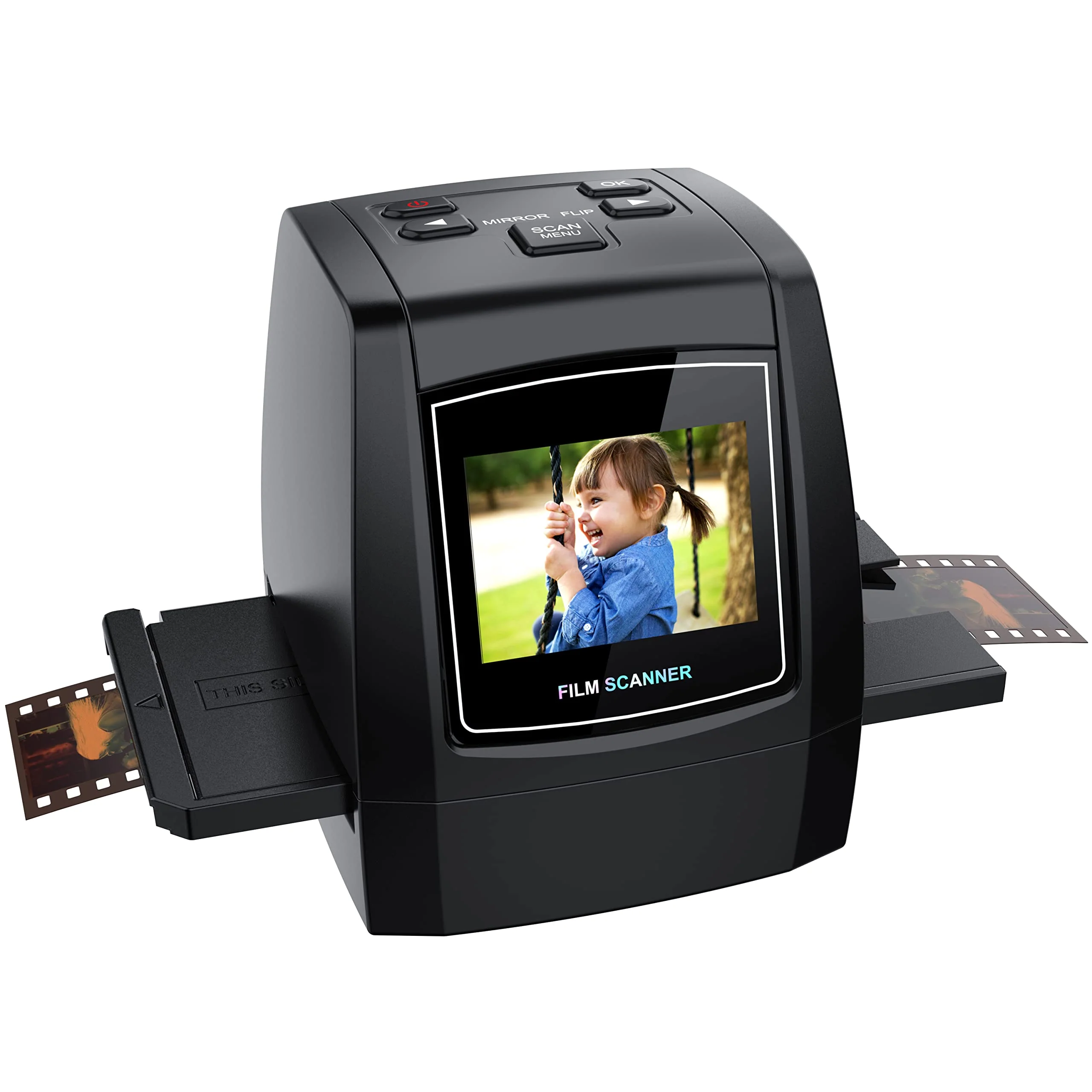 DIGITNOW! Film-Scanner Diascanner Tragbarer hochauflösender 22MP All-In-1-Film- und Diascanner für Super-8-Film, 35-mm-Dias und -Negative, 110 und 126 Film-zu-Digital-Konverter - Image 9