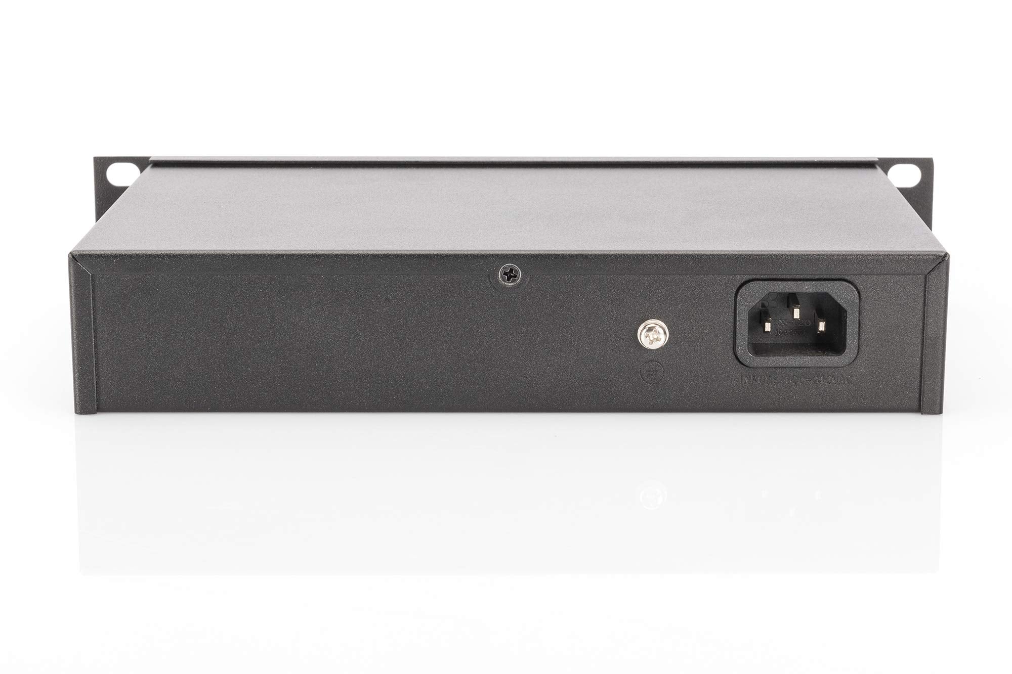 DIGITUS Gigabit Ethernet Netzwerk-Switch - 10 Zoll - 8 Ports - Unmanaged - Backplane 16 Gbps - Auto MDI/MDI-X - Schwarz - Image 5