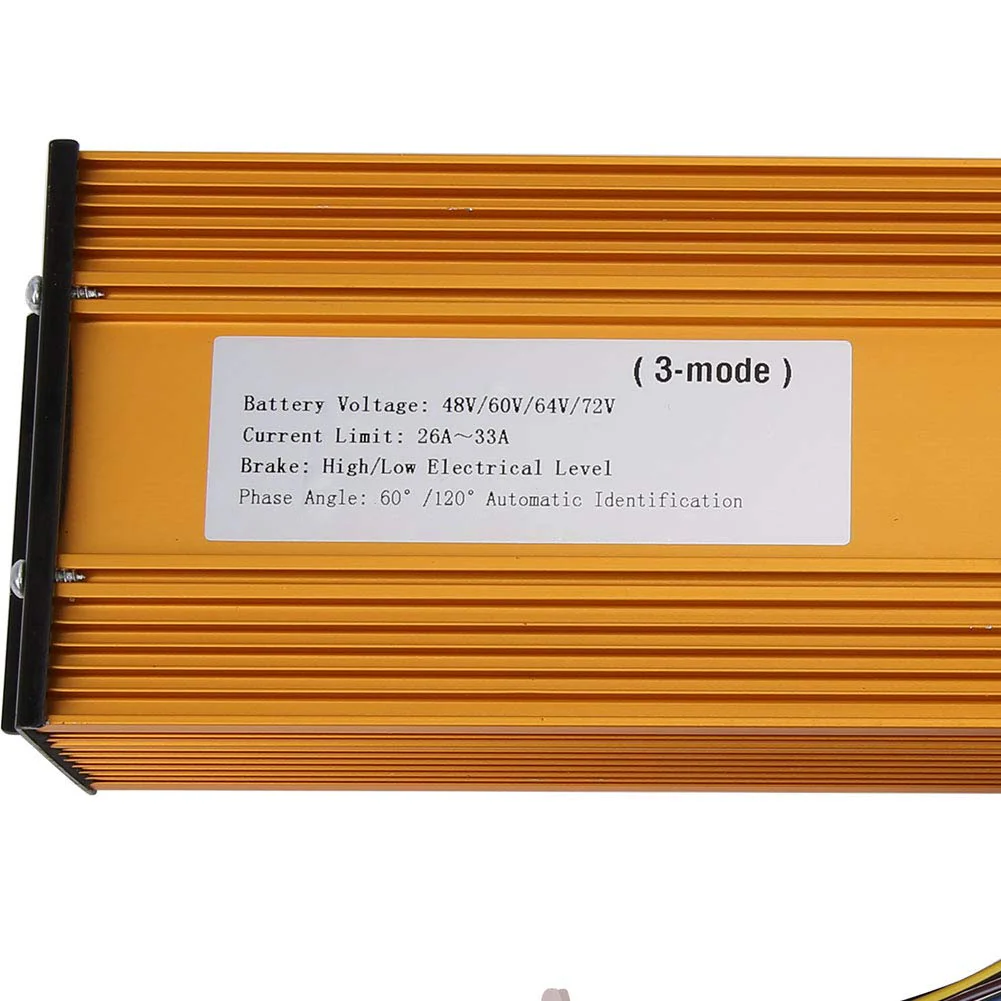 Dioche E-Bike Brushless Speed Motor Controller 12 Tube Three-Mode Sinusoid für Elektroroller 48V 60V 64V 72V 1000W-1500W Fahrrad Brushless Controller Kit - Image 6