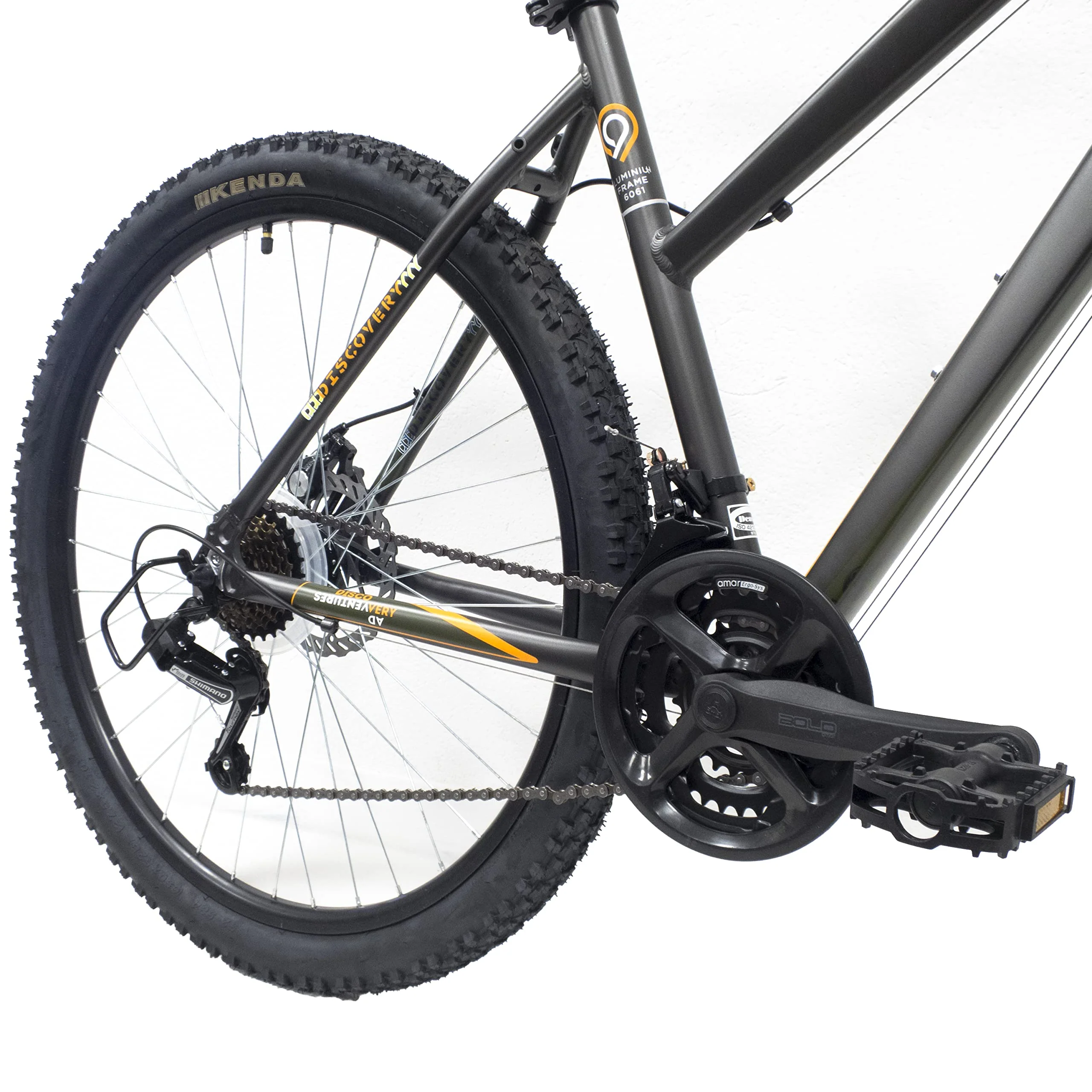 Discovery Damen Mountain Bike Donna Mountainbike 27,5 Zoll, anthrazit, M - Image 4