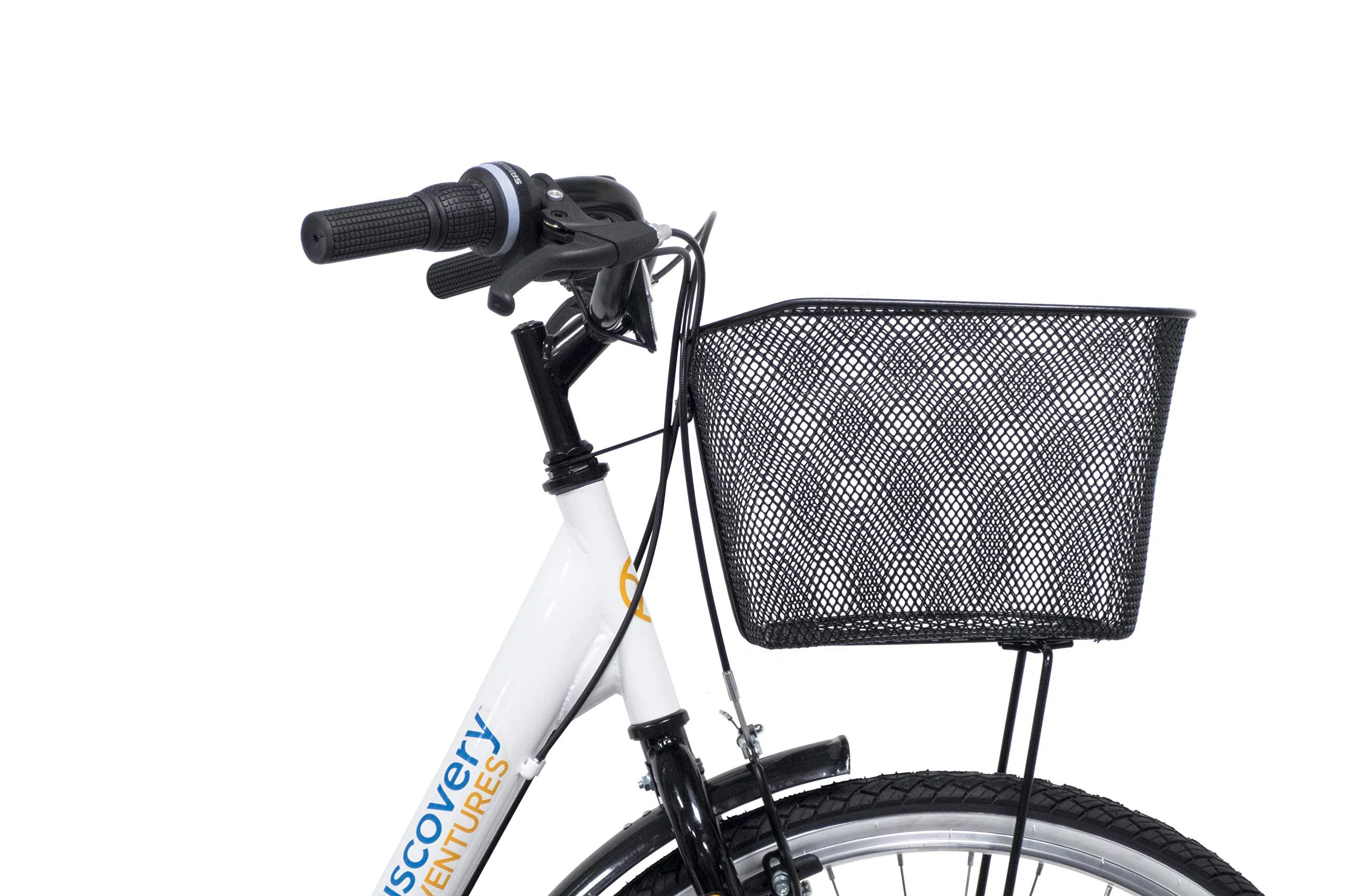 Discovery Denver Damen City Bike, 66 cm (26 Zoll), Weiß