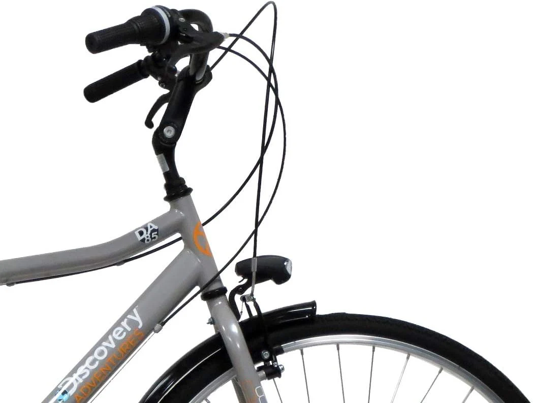 Discovery Denver Herren Trekkingrad Manhattan Herrenfahrrad (28 Zoll), Shimano 6 Gänge, Farbe Silber Metall - Image 8