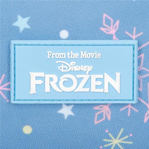 Disney Joumma Bags Eiskönigin Magic Kinderrucksack, blau, aus Polyester, verstellbare Träger für bequemes Tragen, verschiedene Fächer, mit blauem Bommel, blau, Kindergarten-Rucksack - Image 3