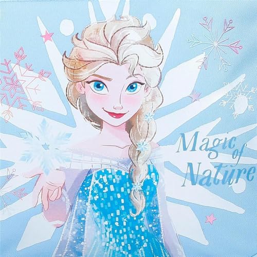 Disney Joumma Bags Eiskönigin Magic Kinderrucksack, blau, aus Polyester, verstellbare Träger für bequemes Tragen, verschiedene Fächer, mit blauem Bommel, blau, Kindergarten-Rucksack - Image 4