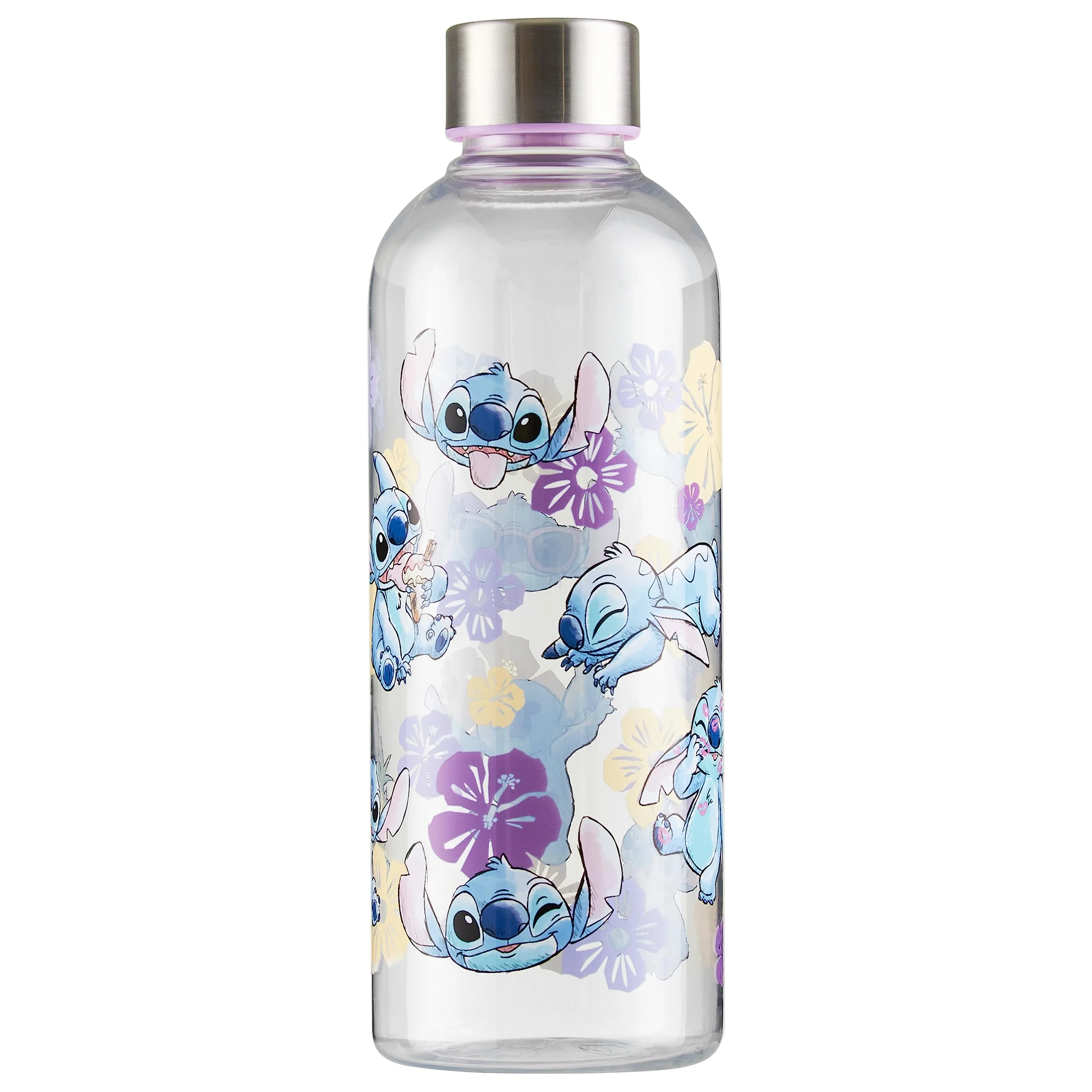 Disney Lilo und Stitch Trinkflasche mit Schraubdeckel Auslaufsicher 850ml Fassungsvermögen Auslaufsichere Wasserflasche