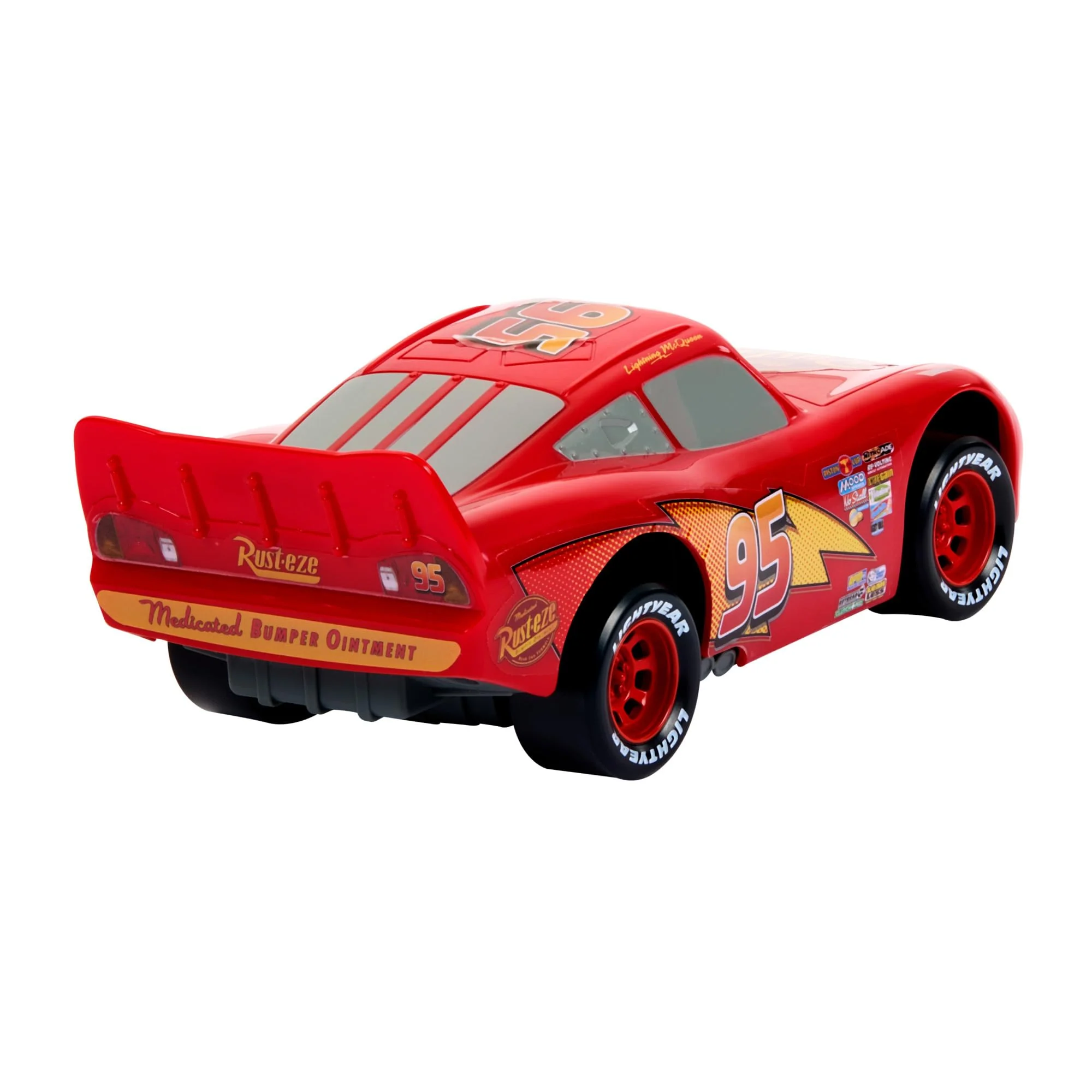 DISNEY Pixar Cars Moving Moments Lightning McQueen - Spielzeugauto mit beweglichen Gesichtsausdrücken, großes Format, für Kinder ab 4 Jahren, HPH64, ABAA2424 - Image 4