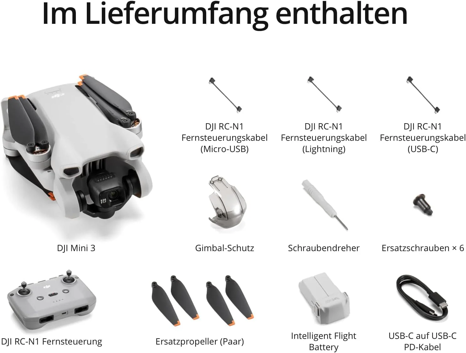 DJI Mini 3 Drohne – Ultraleichte Faltbare 4K HDR Video Kameradrohne unter 249g, 38 min Flugzeit, Echte Vertikalaufnahmen, 3-Achsen-Gimbal, 10 km HD-Videoübertragung, Windresistent, Autom. Rückkehr, C0 - Image 4
