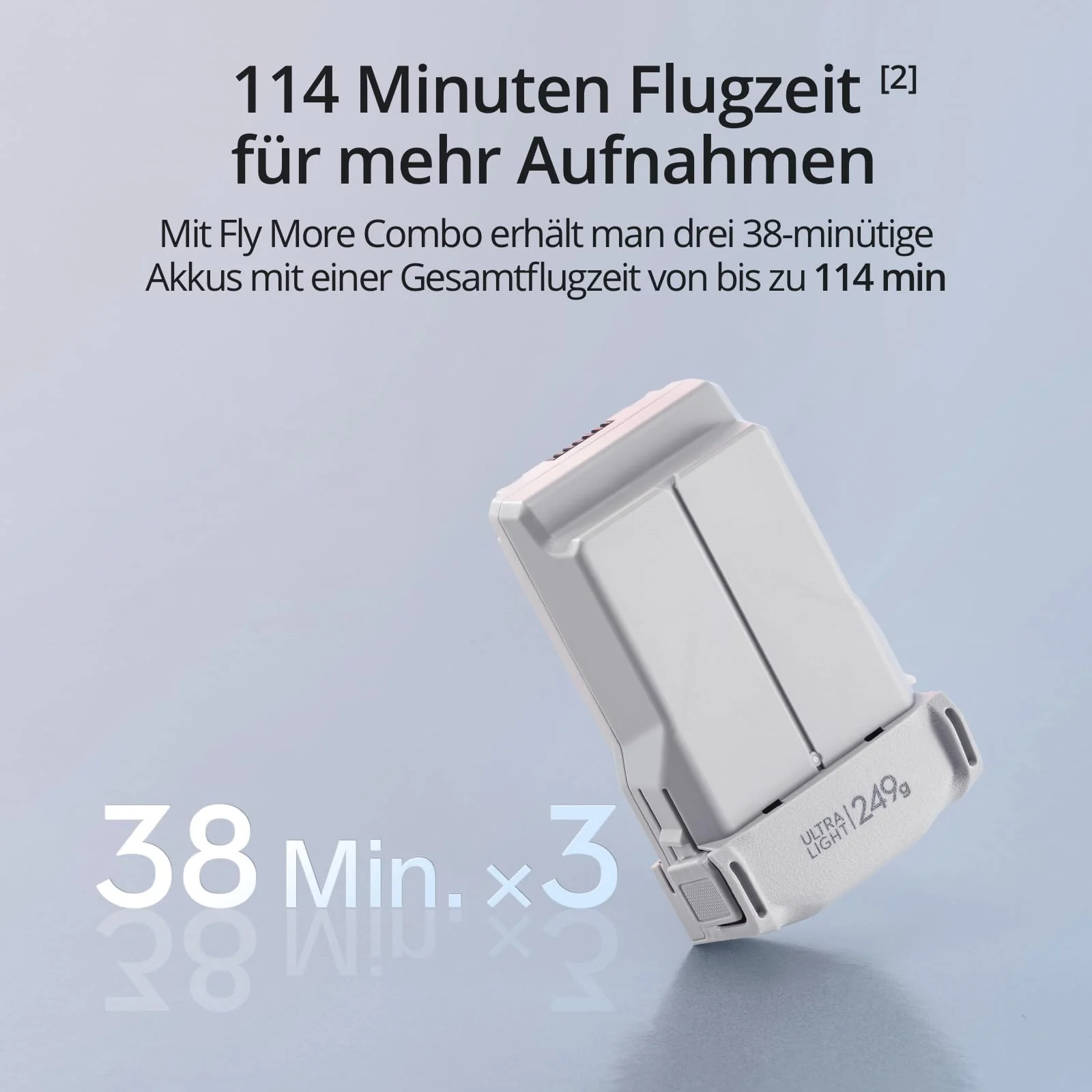 DJI Mini 3 Fly More Combo (DJI RC) – Leichte und faltbare mini-Kameradrohne mit 4K HDR-Video, 3 Batterien für 114 Minuten Flugzeit (Kartenleser + Speicherkarte + Ladestecker) - Image 6