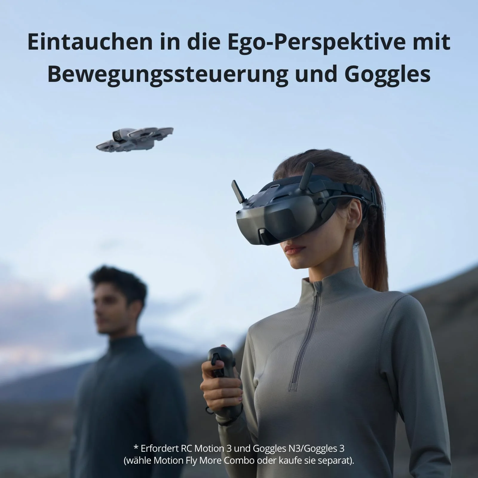 DJI Neo Motion Fly More Combo, Mini drohne mit 4K UHD-Kamera selbstfliegende Drohne, die dir folgt, Handflächenstart, Motivverfolgung, QuickShots - Image 3