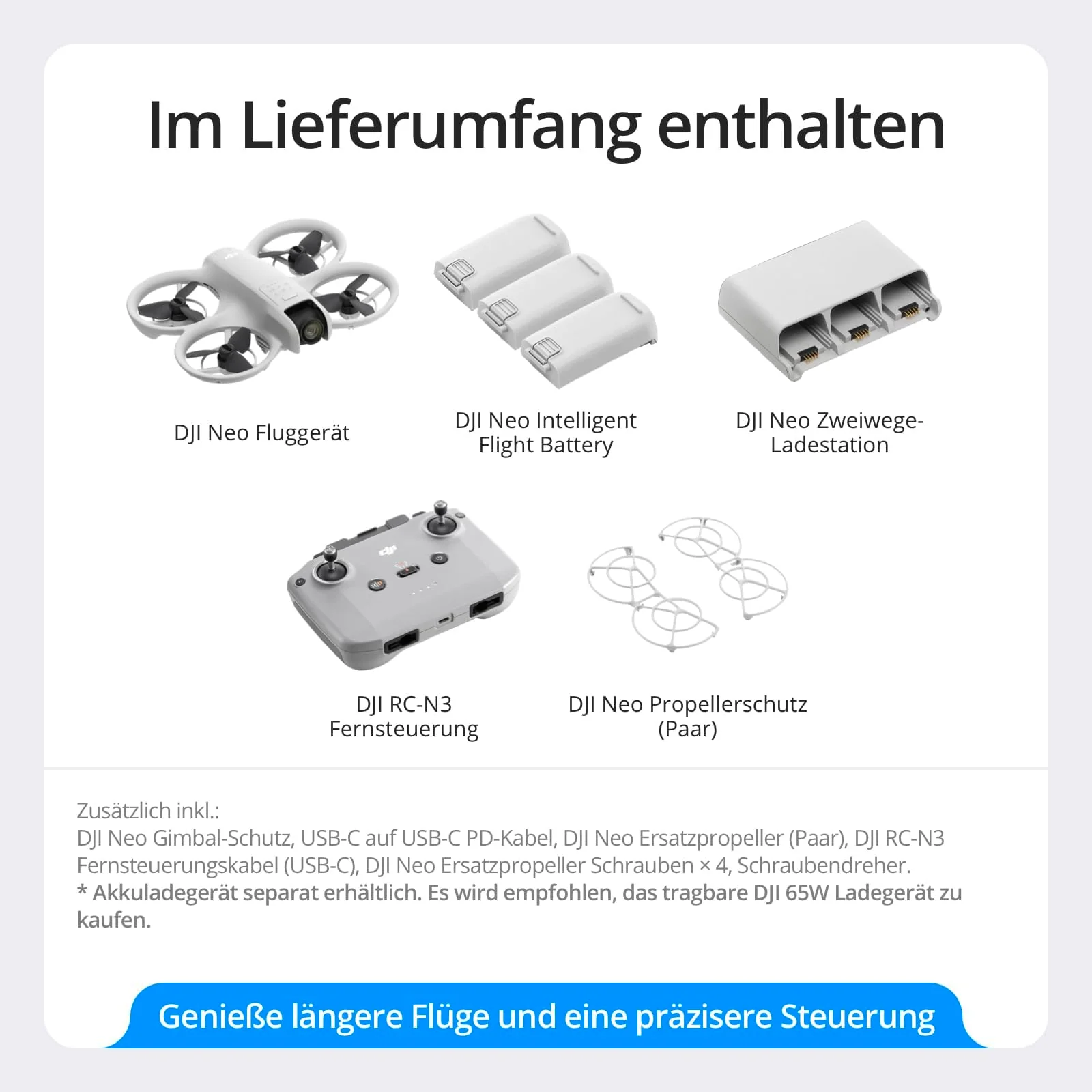 DJI Neo Motion Fly More Combo, Mini drohne mit 4K UHD-Kamera selbstfliegende Drohne, die dir folgt, Handflächenstart, Motivverfolgung, QuickShots - Image 5