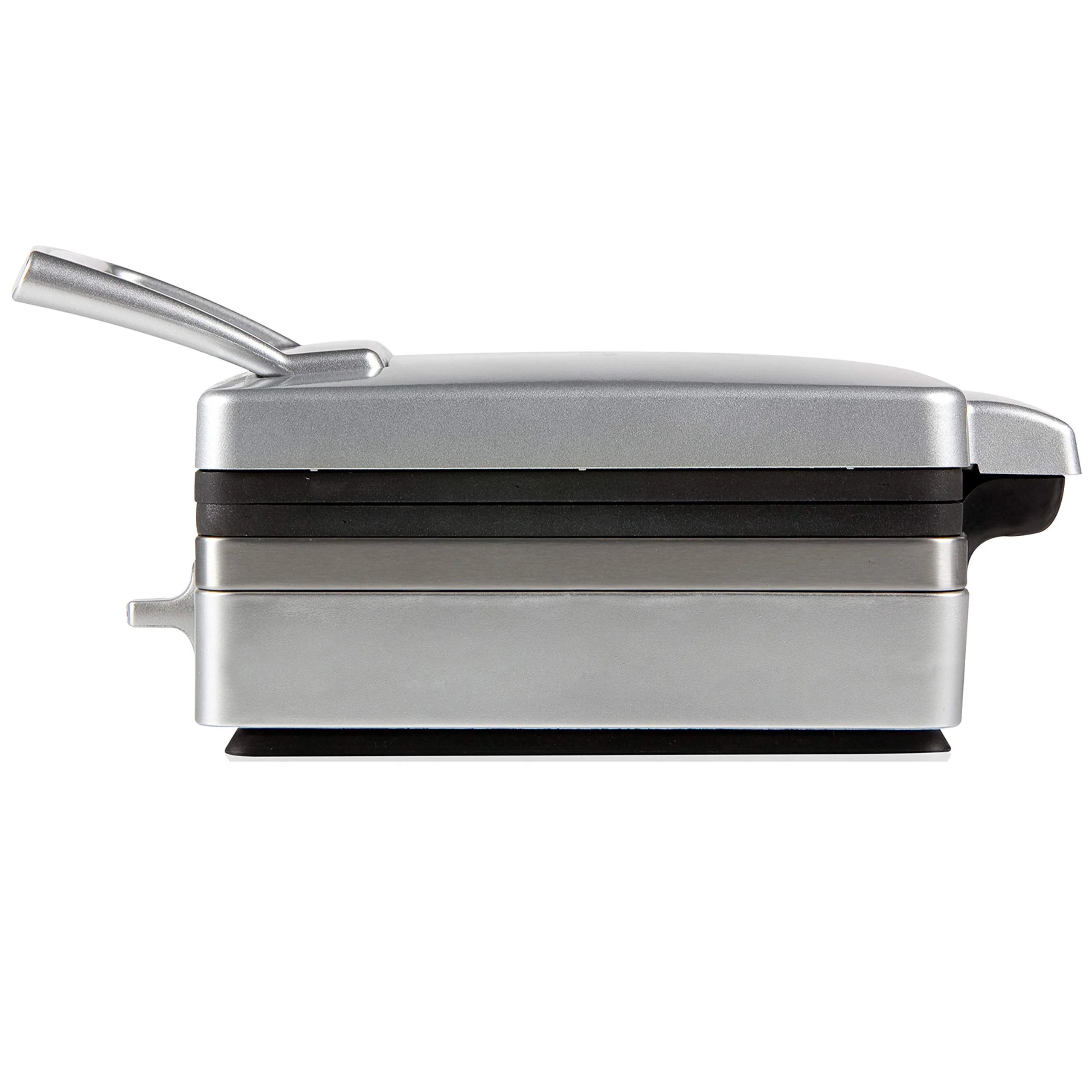 Domo DO9047W/N Waffelautomat (1400 Watt, für extra dicke quadratische belgische / brüsseler Waffeln), Silber - Image 3