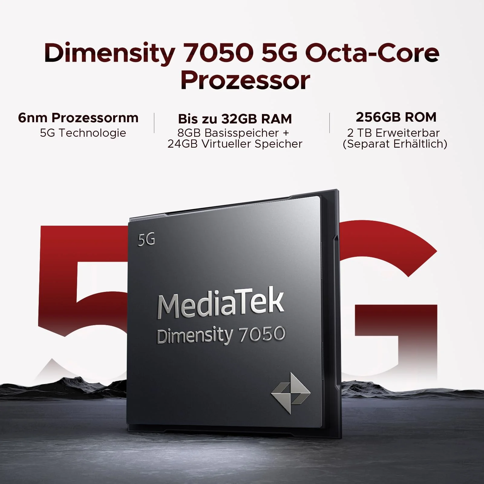DOOGEE Blade 20 Play AI 5G Android 15 Outdoor Handy Ohne Vertrag, Dimensity 7050, 10300mAh/33W, 32GB+256GB+2TB Outdoor Smartphone, 125dB Lautsprecher, 50MP+20MP Nachtsicht, 6.6" HD+, WiFi6/NFC/Face ID - Image 10