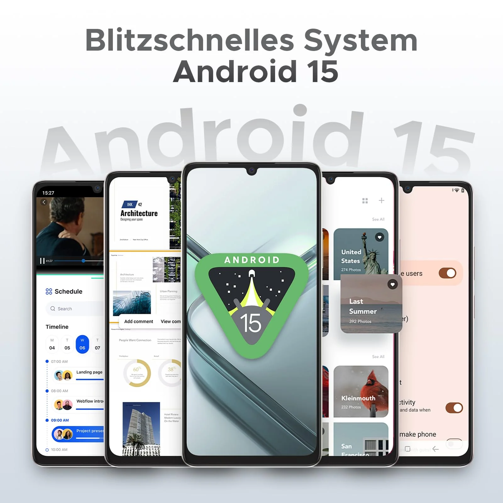DOOGEE Note 58 Pro Android 15 Smartphone Ohne Vertrag 32GB+256GB Octa Core 6.75" HD+ 90Hz Handy Ohne Vertrag 6250mAh Handy Günstig 16MP+8MP Simlockfreie Handys Dual SIM 4G/ GPS/NFC/Fingerabdruck - Image 4
