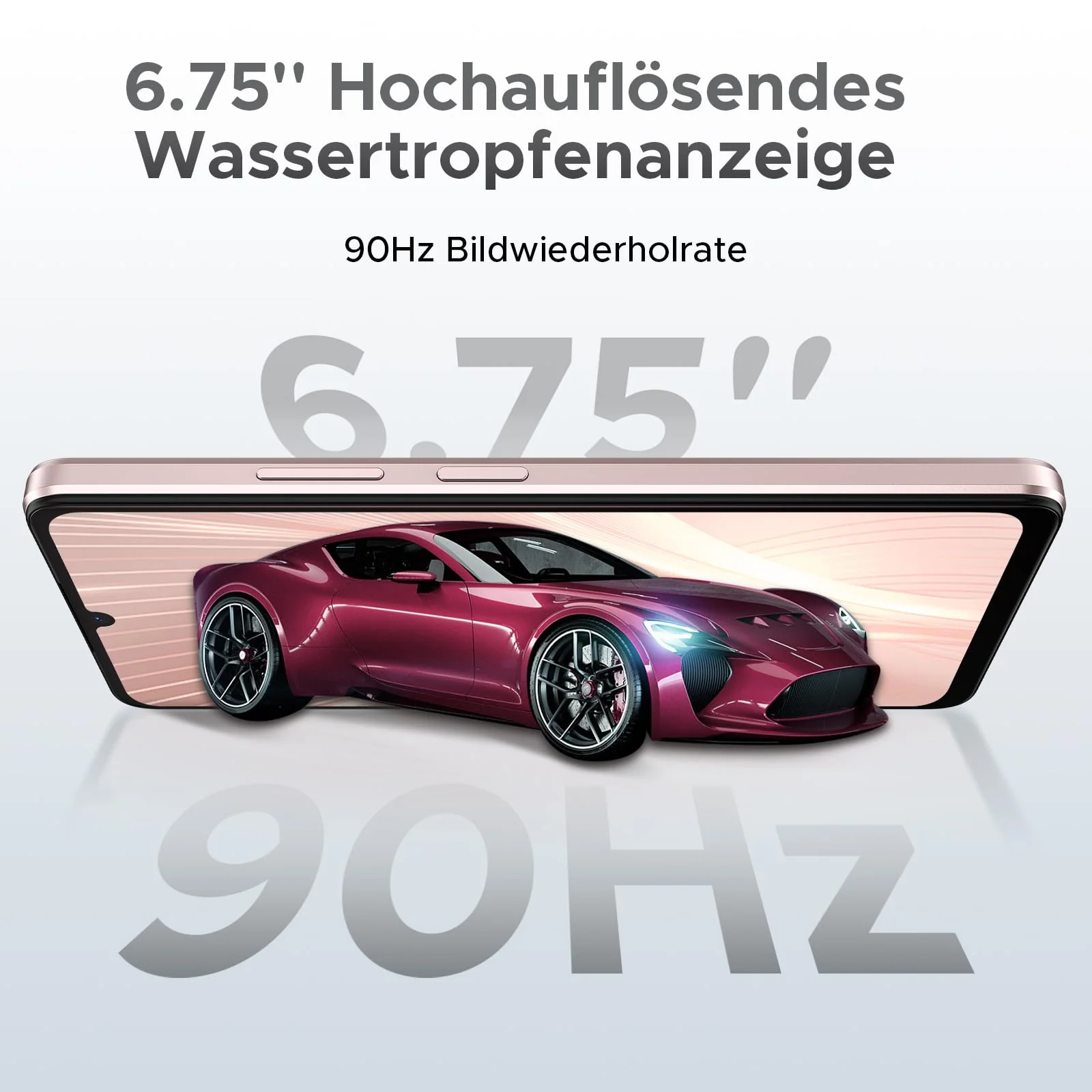 DOOGEE Note 58 Pro Android 16 Smartphone Ohne Vertrag 32GB+256GB Octa Core 6250mAh Akku Handy Ohne Vertrag 6.75" HD+ 90Hz Handy Günstig 16MP+8MP Simlockfreie Handys Dual SIM 4G/ GPS/NFC/Fingerabdruck - Image 5