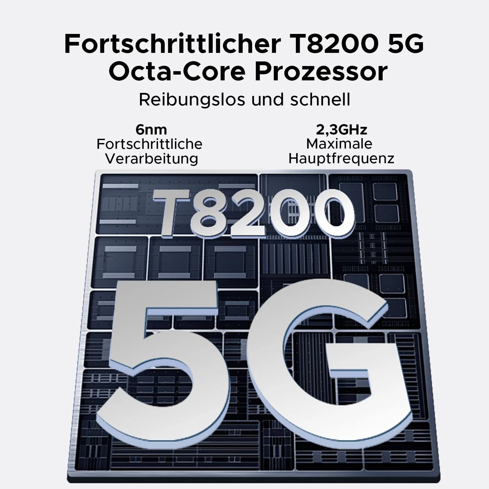 DOOGEE Note 59 5G Smartphone Ohne Vertrag Android 15, 32GB+128GB/2TB TF, 6250mAh, 6.75" HD+ 120Hz, T8200 Octa Core Handy Günstig, 16MP+8MP, Dual SIM Simlockfreie Handys, OTG/Face ID/NFC/Widevine L1 - Image 5