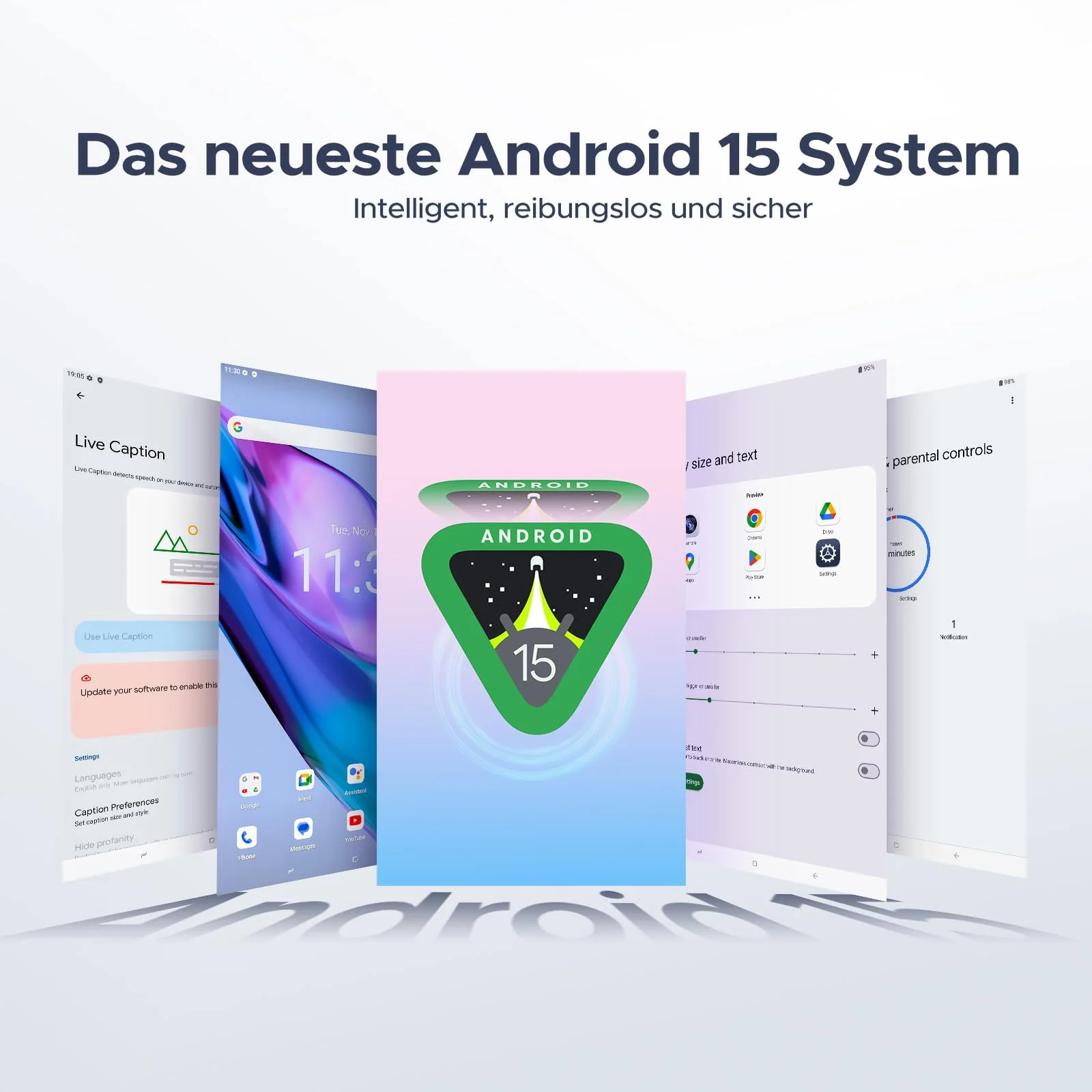 DOOGEE Tab A9 Pro Android 15 Tablet 10 Zoll 20GB RAM + 128GB ROM(2TB TF) Unisoc T310 6580mAh 8MP + 5MP Tablet mit Tastatur, Stift, Maus, Hülle, Schutzfolie/Face ID/ 5G WiFi/ 3,5mm Kopfhörerbuchse - Image 8