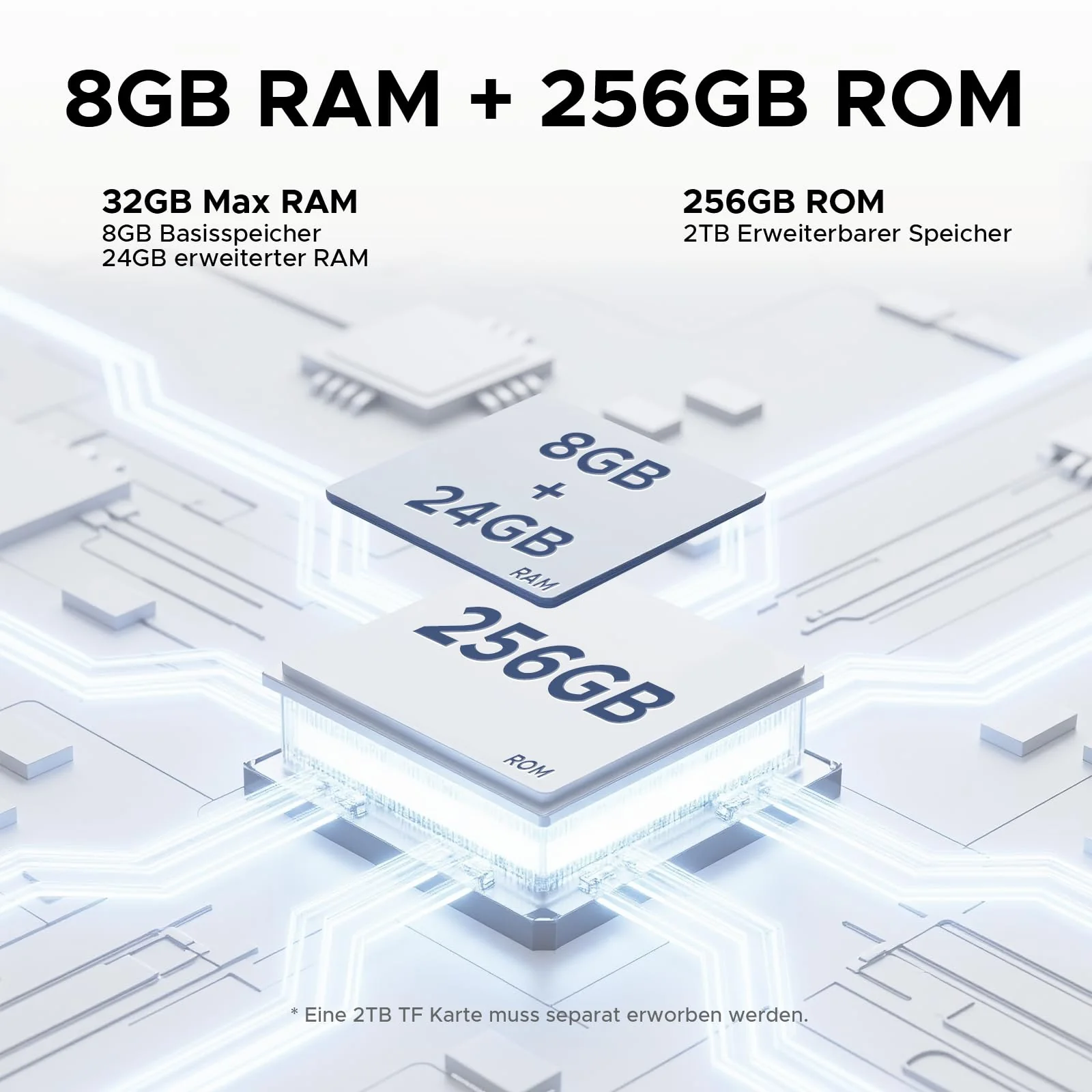 DOOGEE Tab E3 Pro Android 16 Tablet 13 Zoll, 32 GB+256 GB/2TB TF, Helio G100, 11000mAh 18W, FHD+ 90Hz Gaming Tablet mit SIM Card Slot,13MP+8MP, Tablets mit Tastatur und Stift, Maus, Hülle, Gemini AI - Image 9