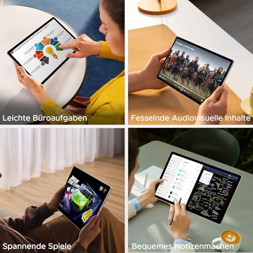 DOOGEE Tab E3 Pro Android 16 Tablet 13 Zoll, Tablets mit Tastatur und Stift, Helio G100, 11000mAh Großer Akku 18W, 32 GB+256 GB/2TB TF, FHD+ 90Hz Gaming Tablet mit SIM Card Slot,13MP+8MP, Gemini AI - Image 4