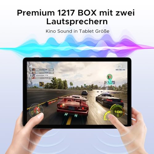 DOOGEE Tab G6 Android 16 Tablet 11 Zoll, 30GB RAM + 256GB ROM Tablet mit SIM Card Slot, 90Hz Display, Unisoc T7250 8000mAh Akku Tablets PC, Widevine L1, 13MP, 4G LTE, 3,5mm Audio/5G WiFi/Face ID/GPS - Image 3