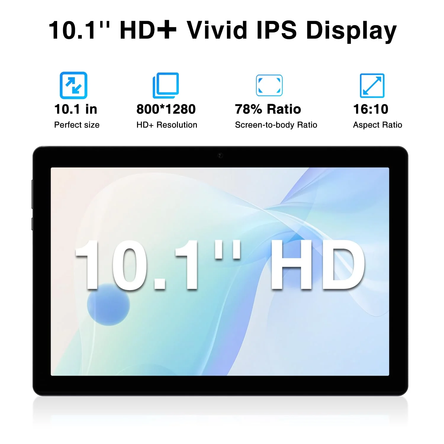 DOOGEE U10 Tablet 10 Zoll Android 14 2025, 9GB RAM + 128GB ROM (1TB TF) Kinder Tablet PC 1280 * 800 HD+ IPS Dual Camera, 5G WIFI6/ Face ID/Widevine L1/ BT 5.0/ OTG/ 5060mAh/ 8+5MP/ Type C - Image 6