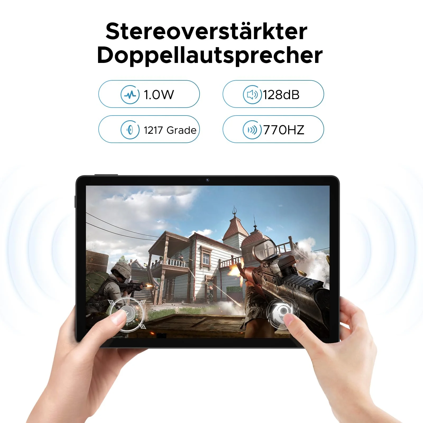 DOOGEE U11 2025 Neueste Android 15 Tablet mit Tastatur, 16GB RAM + 128GB ROM (2TB TF) Gaming Tablets 11 Zoll, 8580mAh | Widevine L1 | GPS | OTG, Tablet mit Stift, Maus, Tastatur, Hülle, Schutzfolie - Image 4