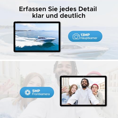 DOOGEE U11 Android 16 AI Tablet 11 Zoll, 16GB+128GB (2TB TF) Gaming Tablets, T7200 Octa Core, 8580mAh, Gemini AI, WiFi 5, 90Hz Display, 13MP+5MP,Tablet mit Tastatur, Maus, Stift,Hülle und Schutzfolie - Image 2