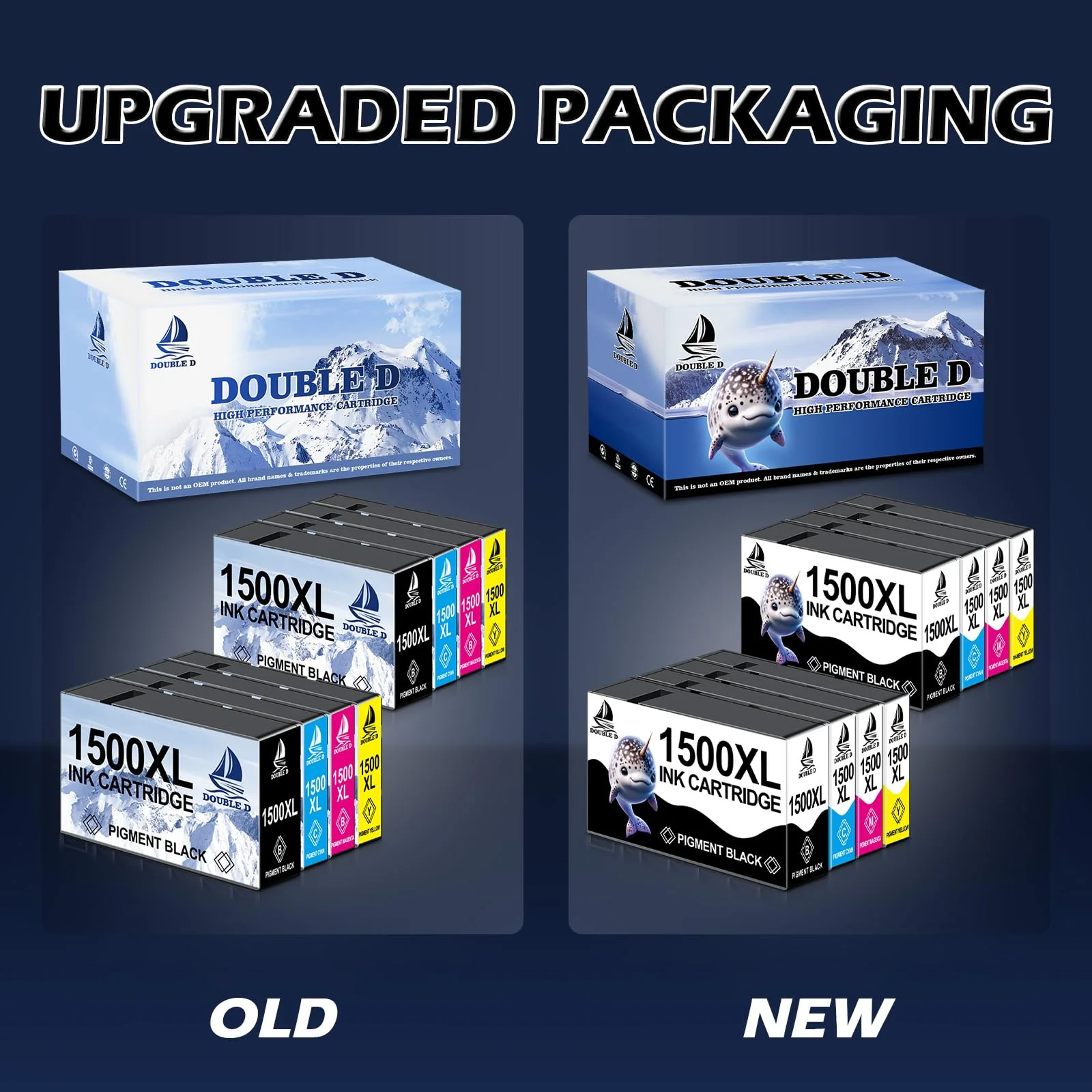 DOUBLE D 1500XL Multipack Ersatz für Canon PGI-1500XL Ersatz für Canon MB2750 Druckerpatronen kompatibel für Canon MAXIFY MB2300 MB2350 MB2000 MB2050 MB2150 MB2155 MB2755 (8er Pack) - Image 4