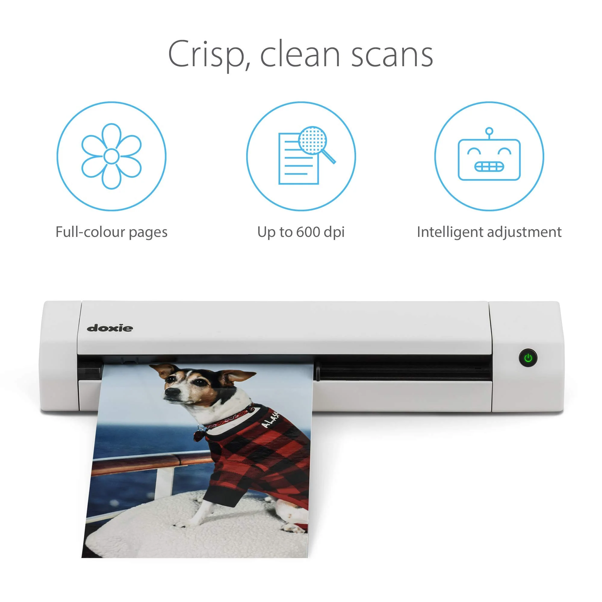 Doxie Go SE - Portable A4 Document Scanner with Rechargeable Battery and Brilliant Software - Image 2
