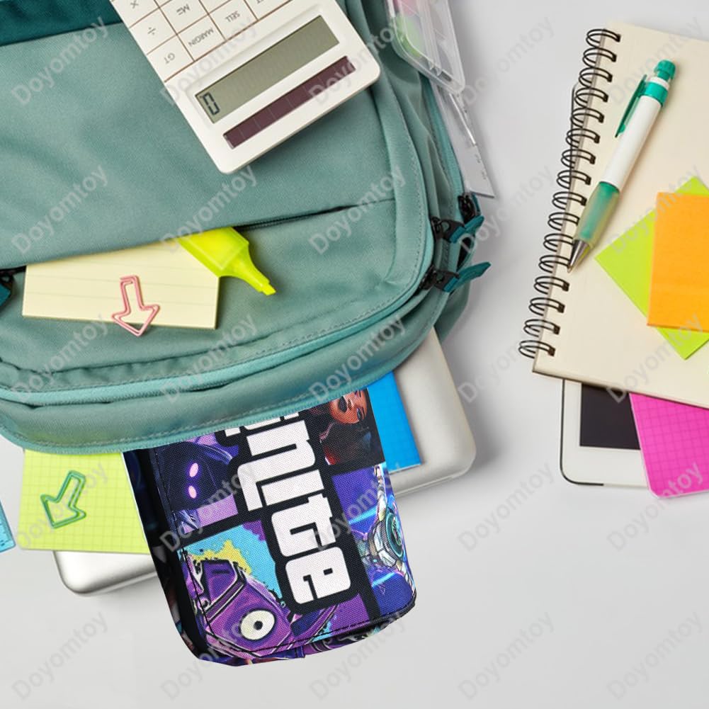 Doyomtoy Federmäppchen Spielthema, Federmäppchen Videospiel Briefpapier Pouch Doppelreißverschluss Segeltuch Federmäppchen Stifte Etui Mäppchen für Schul und Bürobedarf (D) - Image 4
