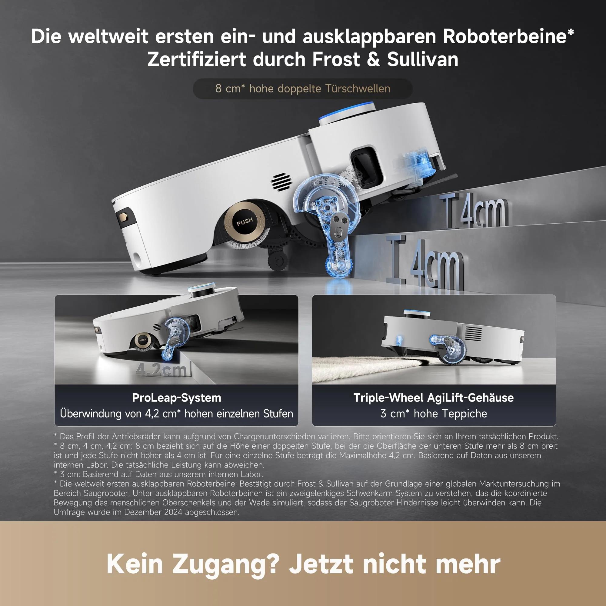 dreame Aqua10 Ultra Roller Complete Saugroboter mit Wischfunktion, 30.000Pa Saugkraft, 8 cm Hindernisfreiheit, Selbstreinigung der Rollen, automatisches Entleeren, intelligente Sprachsteuerung - Image 9