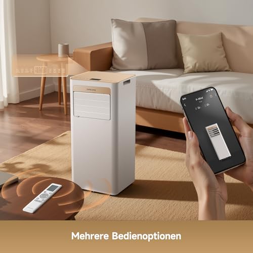 DREAME P-Wind10 9000 BTU Tragbare Klimaanlage, 3-in-1: Kühler & Entfeuchter & Ventilator. 3D Airflow, App- & Fernsteuerung, Schlafmodus, Selbstverdunstung, einfache Einrichtung - Image 4