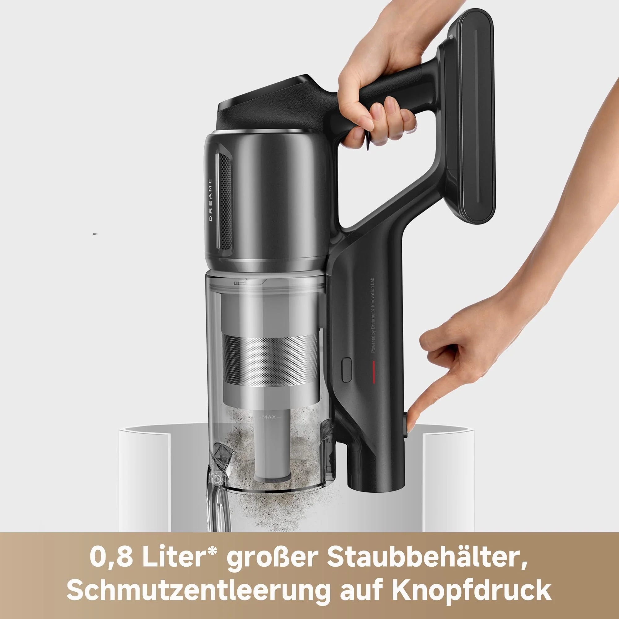 dreame Z10 Akku-Stabstaubsauger, 24,000PA / 210AW, 90min Laufzeit, H14-HEPA, 99,99%, Staubsicht-Tech, verhedderungsfrei für alle Böden, Auto-Erkennung & Saugkraft-Anpassung - Image 5