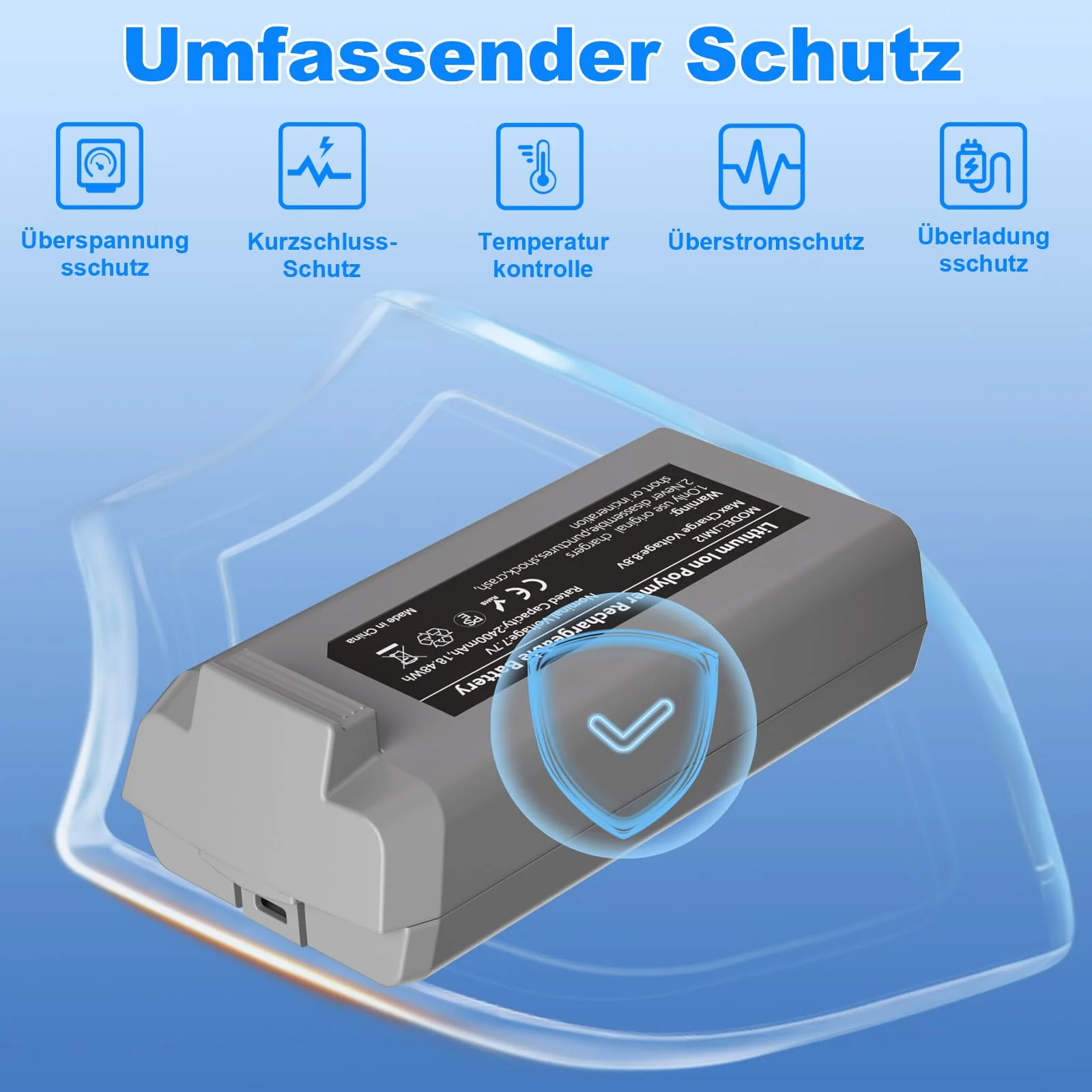 Dregin Mini 2 Akku, 2400mAh 7.7V Intelligent Flight Akku für DJI Mini 2 / SE / 2 SE / 4K Drohne - Image 3