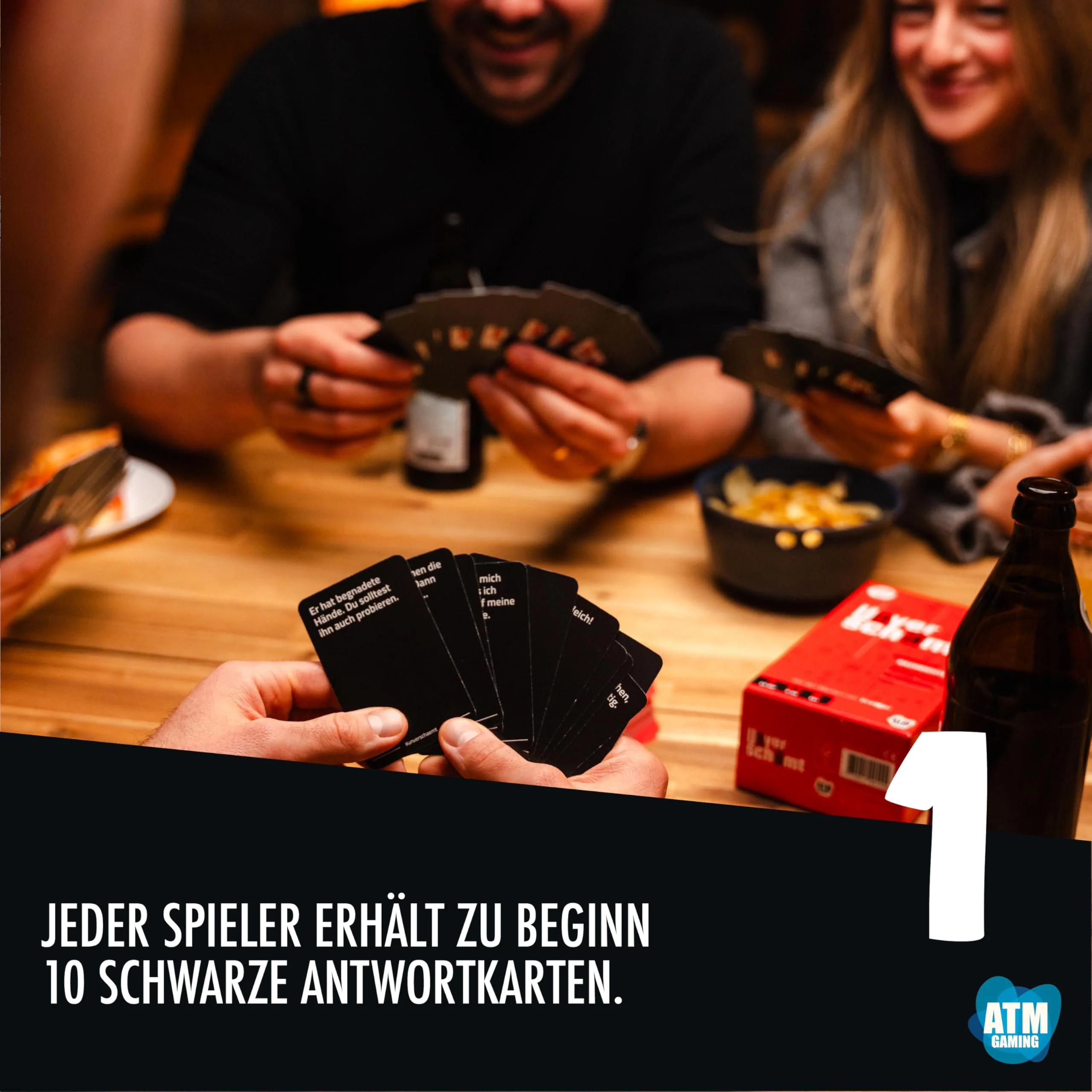 Dreister UNVERSCHÄMT Gesellschaftsspiele für Erwachsene - Designed in Deutschland - Kartenspiel mit 480 Karten - Lustige Spiele für Erwachsene - Geschenkidee für Weihnachten und Silvester - Image 7