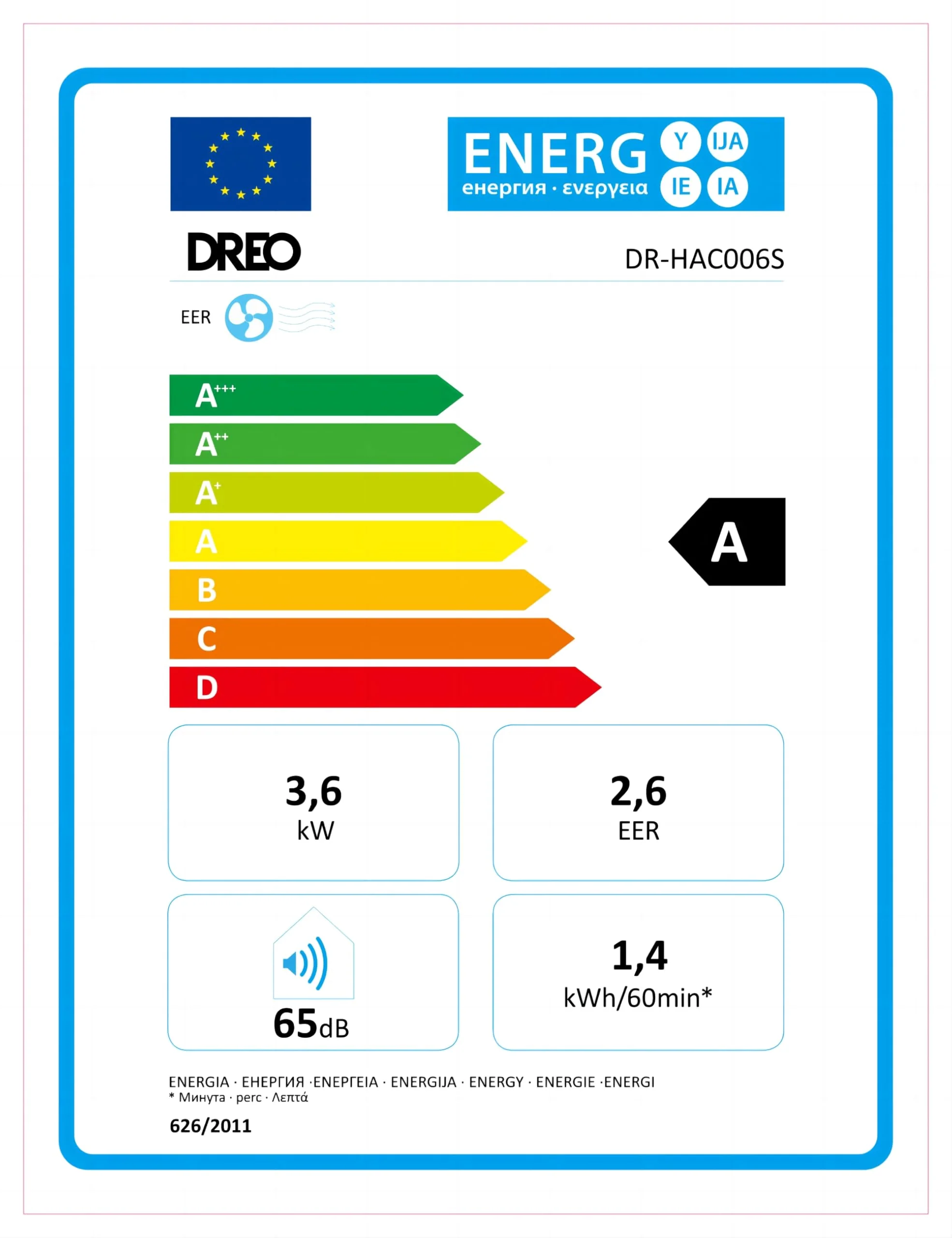 Dreo Tragbare Klimaanlage, AC-Gerät für das Schlafzimmer mit abflussfreier Kühlung, 46 dB leise, APP-/Sprach-/Fernbedienung, 24h-Timer mit Ventilator & Entfeuchter, smarte Klimaanlage für Innenräume - Image 6