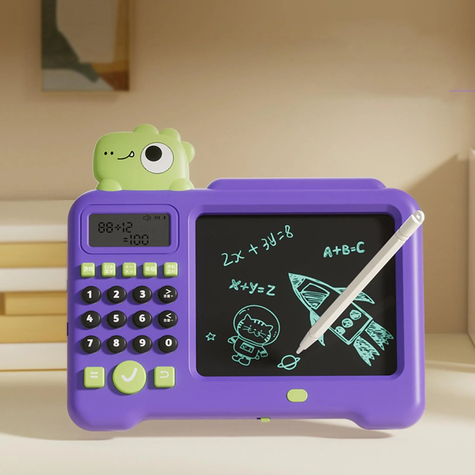 Dreuhuing Handschriftspielzeug für Kinder,Elektrisches Lernspielzeug für Kleinkinder,2-in-1 elektrisches Spielzeug-Zeichnungs- und Schreibtablett | Löschbares buntes Lernspielzeug National Learning - Image 7