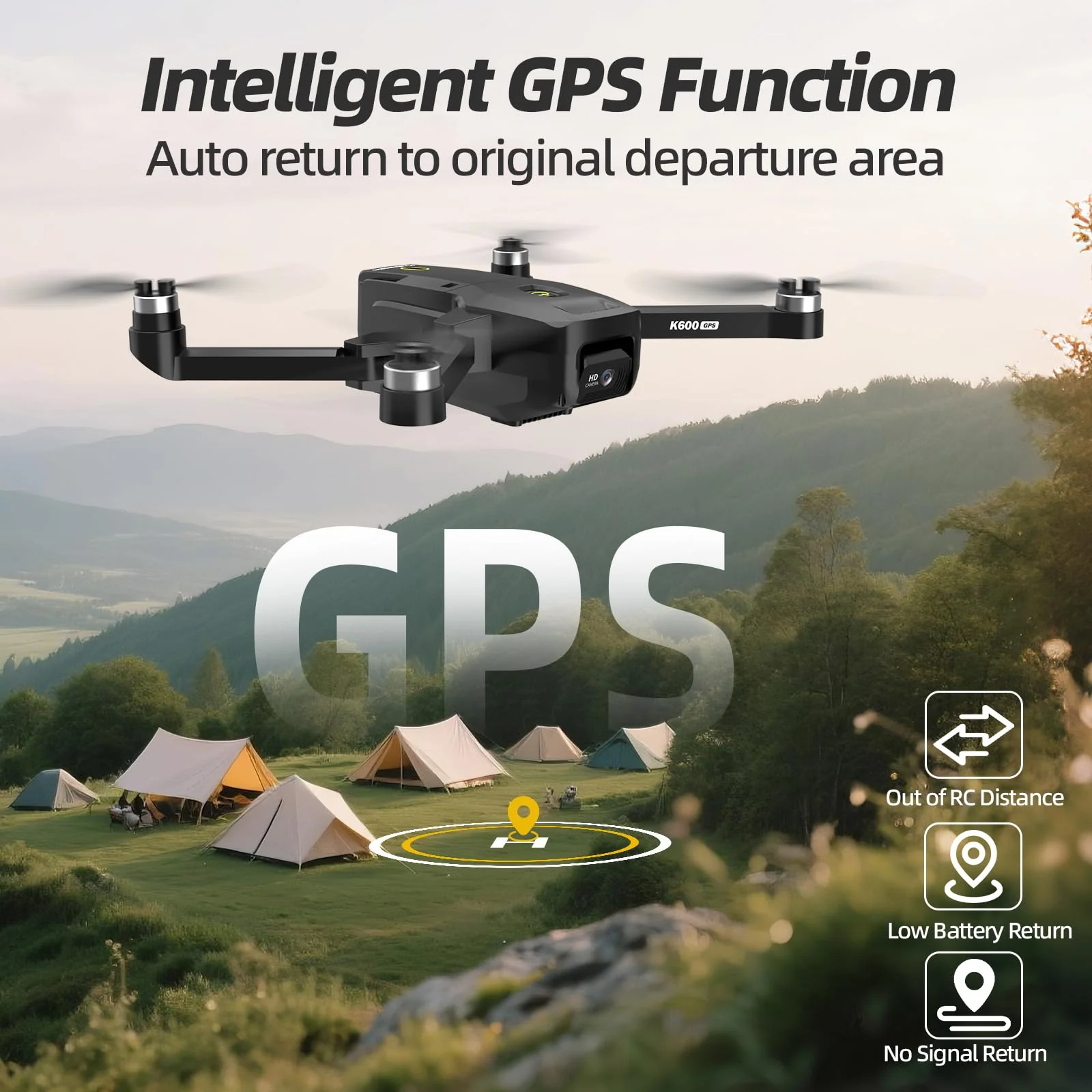 Drohne GPS mit Kamera 4.5" HD LCD RC Bildschirm,follow Me GPS Auto Return Home 32G SD Karte,RC Drohne Professional Kreisflug Optische Flusspositionierung,3 Geschwindigkeiten,unter 249g - Image 6