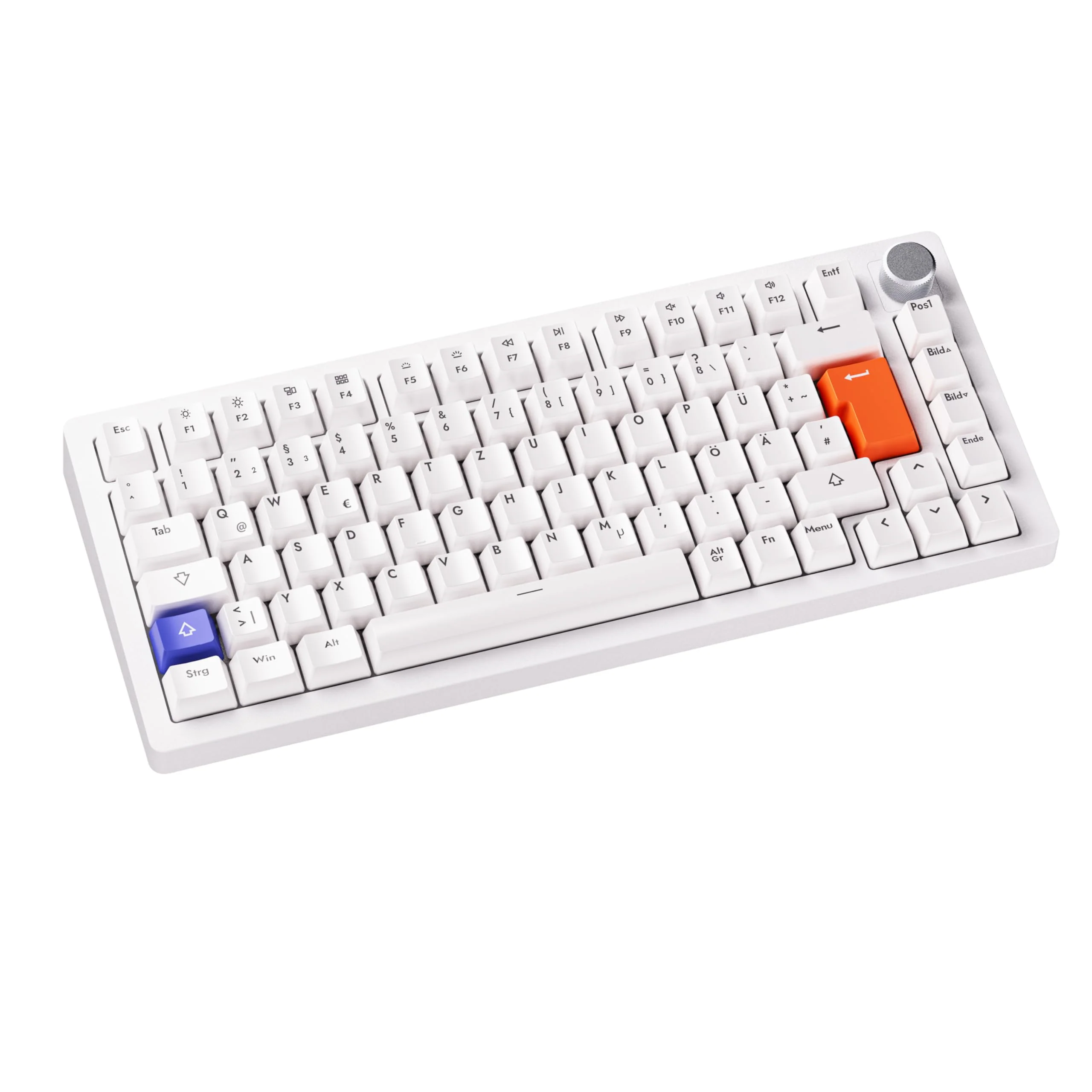 DrunkDeer A75 Rapid Trigger Mechanische Gaming-Tastatur Magnetic Switch 75% TKL RGB 82Keys USB verkabelt ISO DELayout,Weiß - Image 11