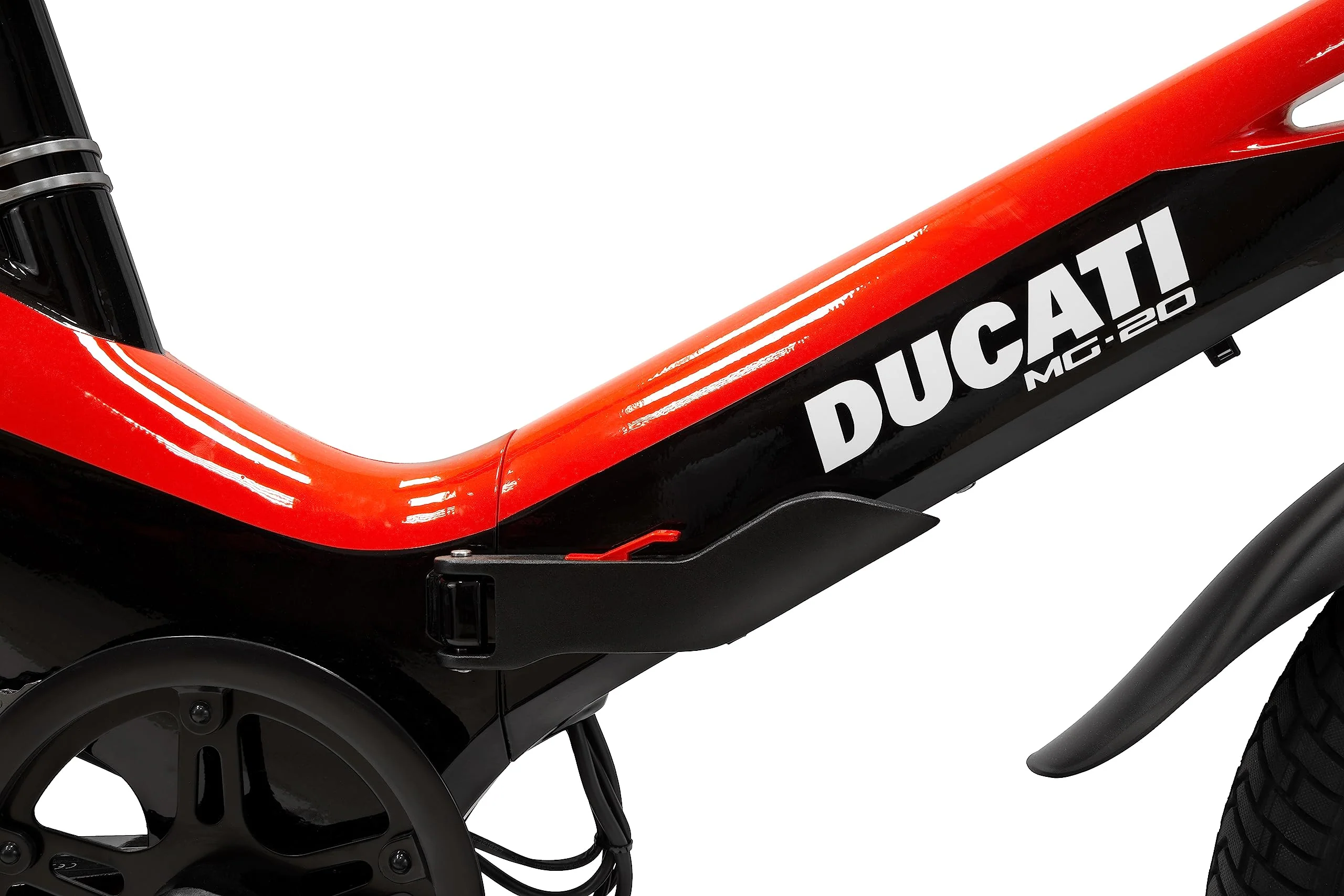 DUCATI MG20, Unisex-Erwachsene City-Elektrofahrrad, 20 Zoll, Rot, Einheitsgröße - Image 5